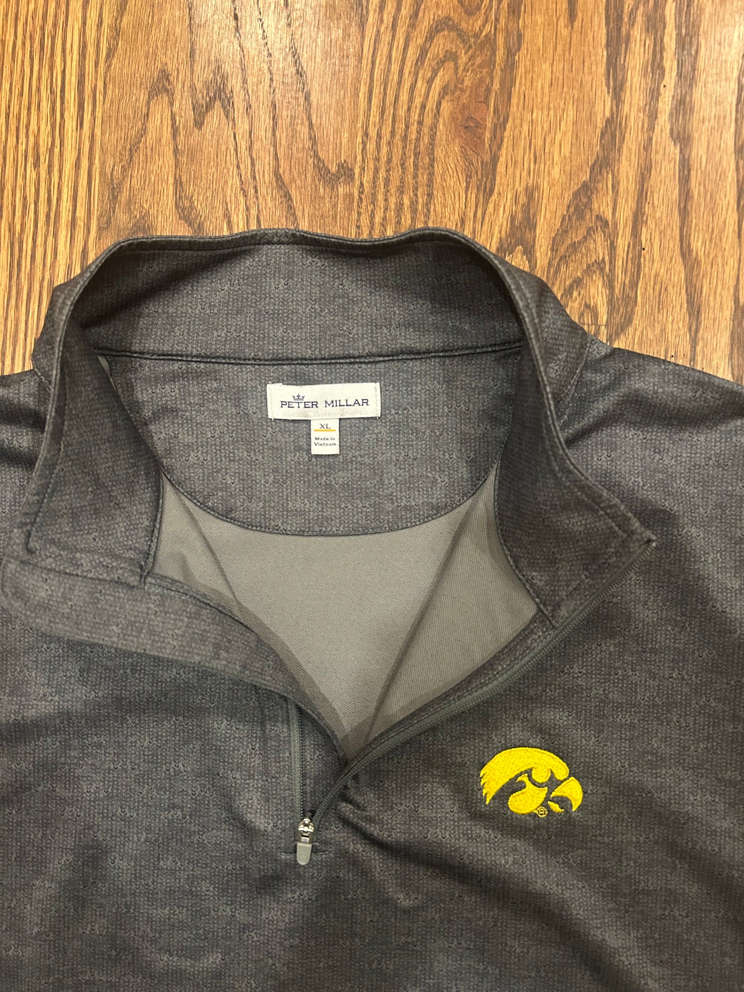 Men’s XL Peter Millar Iowa Hawkeyes Quarter Zip