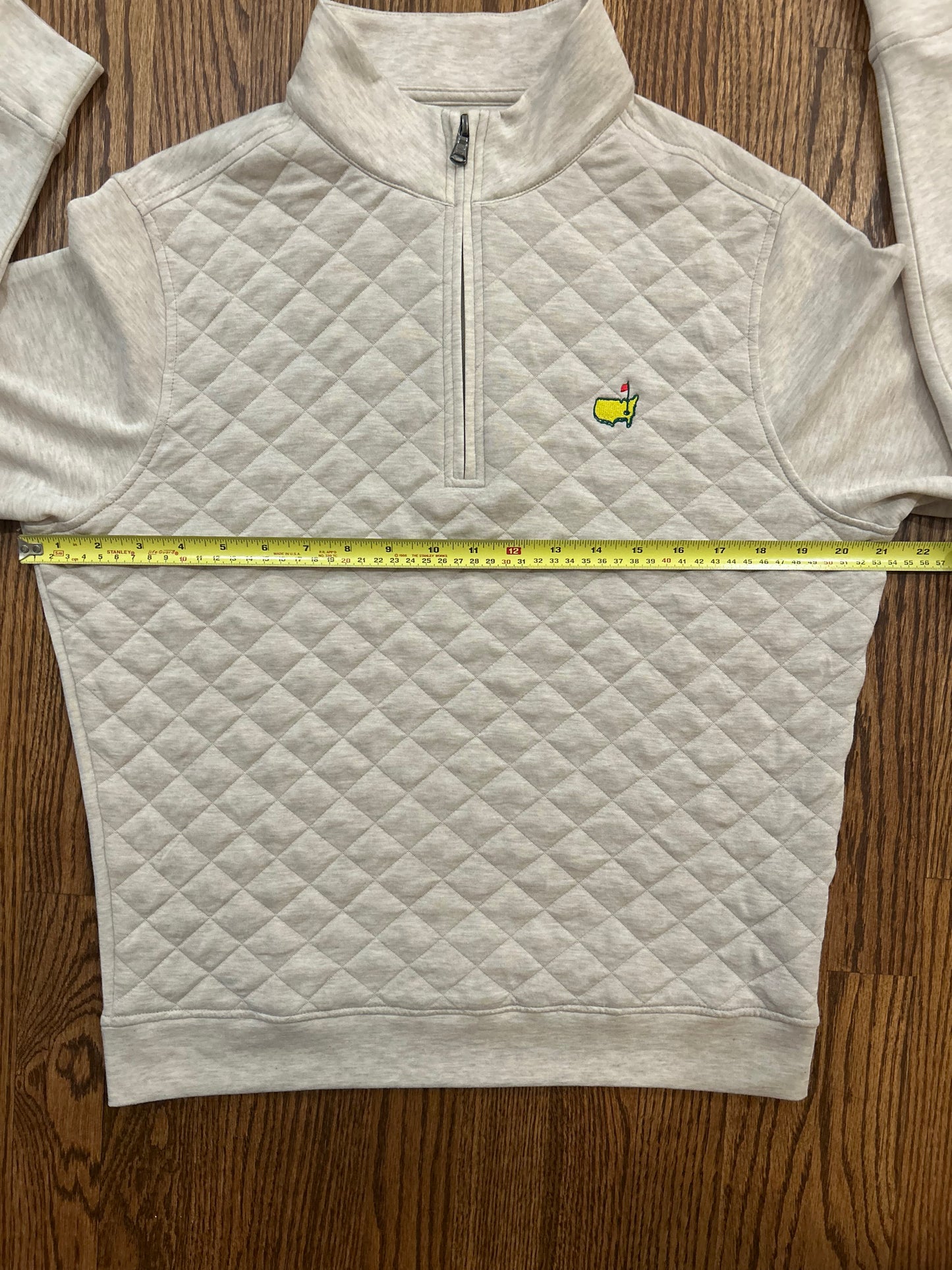 Men’s Small Masters Clubhouse Collection Quilted Quarter Zip