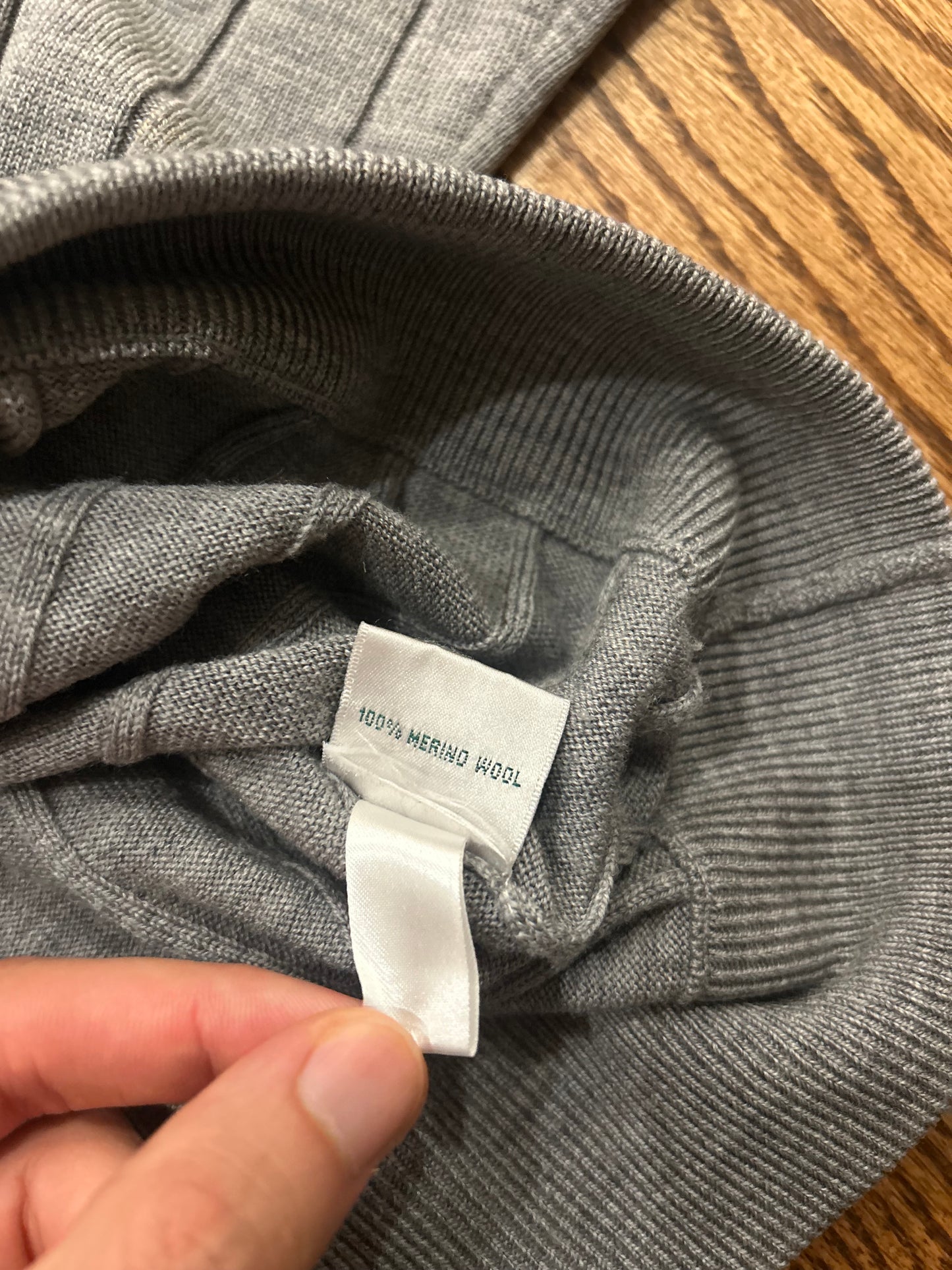Men’s Medium Masters Collection Wool Quarter Zip Sweater
