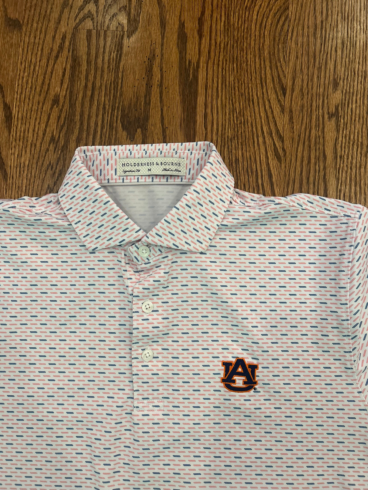 Men’s Medium Holderness & Bourne Auburn Tigers Performance Polo