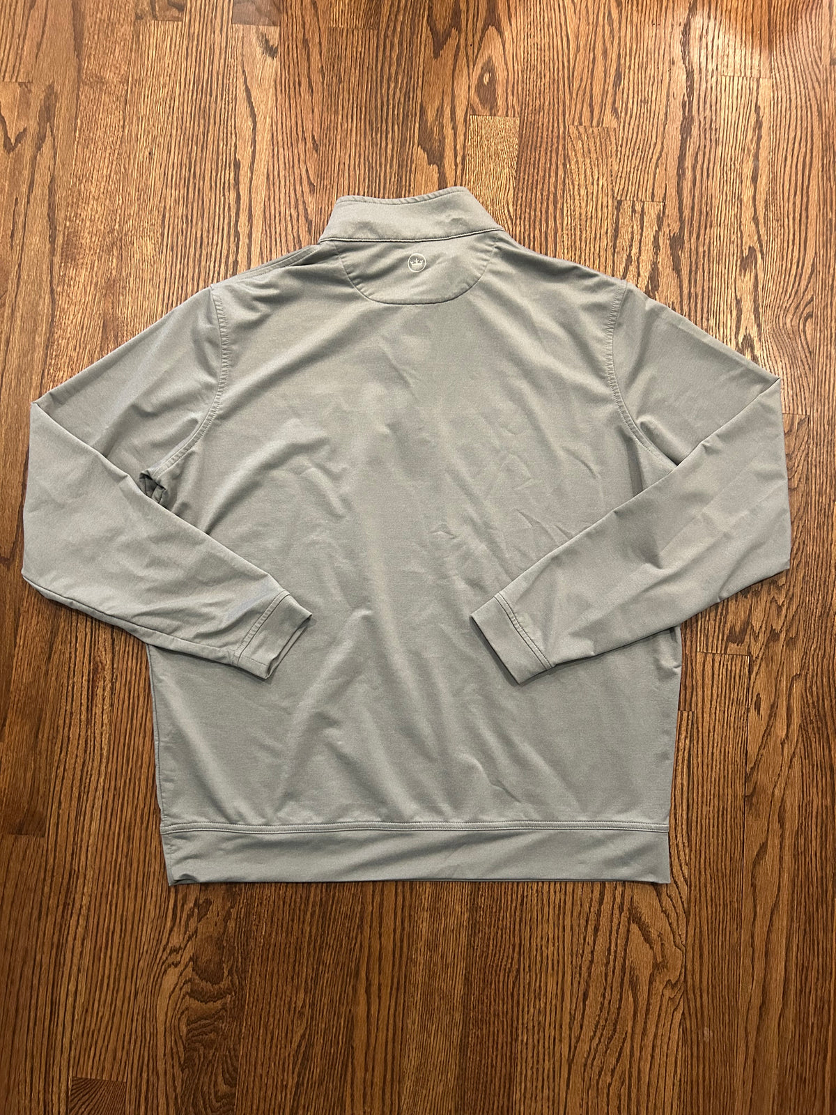 Peter Millar TaylorMade Golf Quarter Zip Mens Large Gray Performance Pullover
