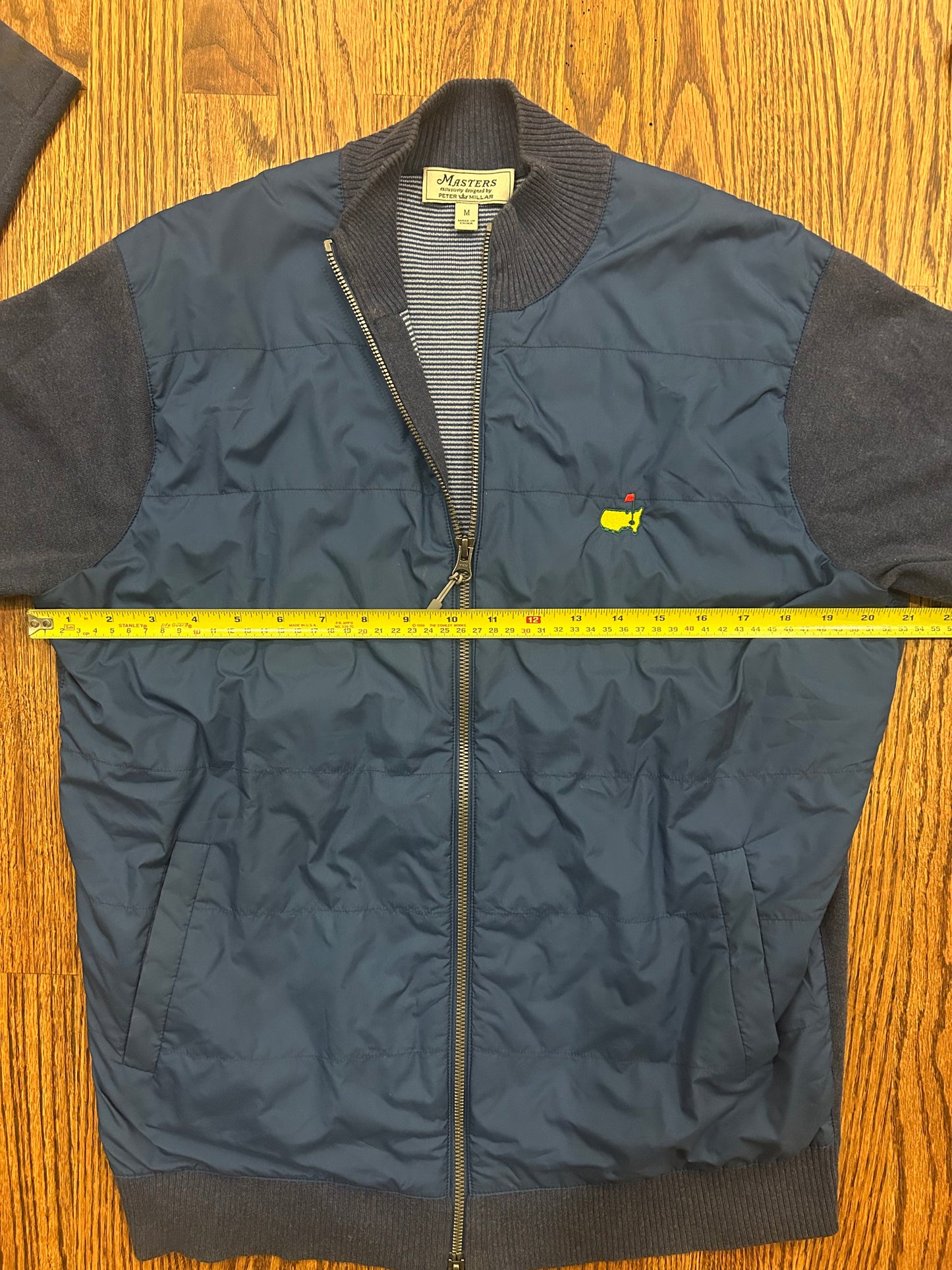 Men’s Medium Masters Peter Millar Full Zip Sweater