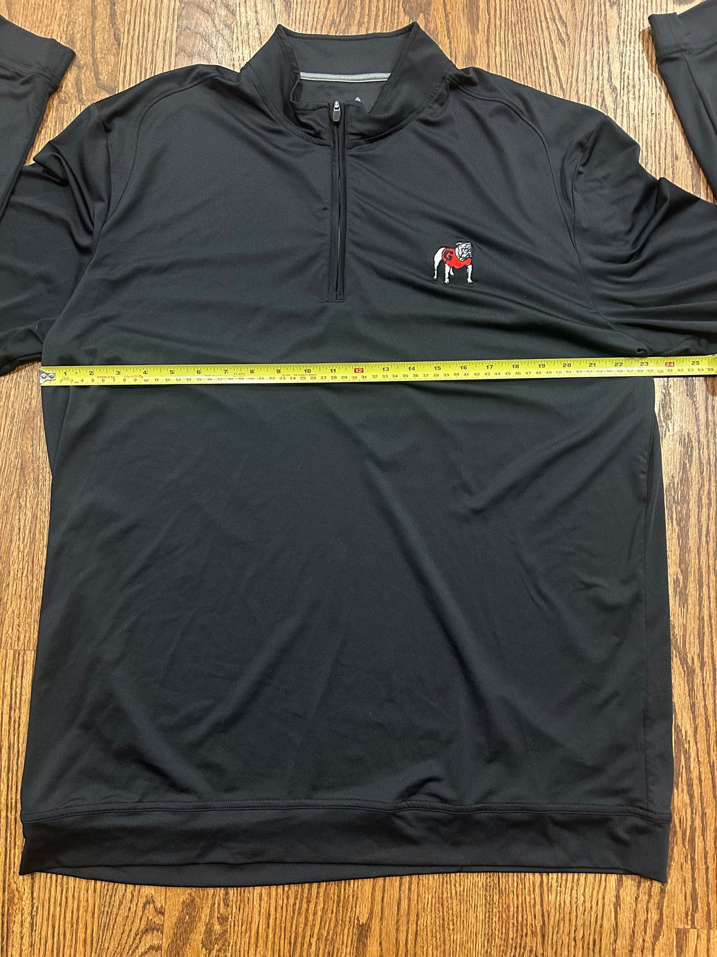 Men’s 2XL Johnnie O UGA Georgia Bulldogs Performance Quarter Zip