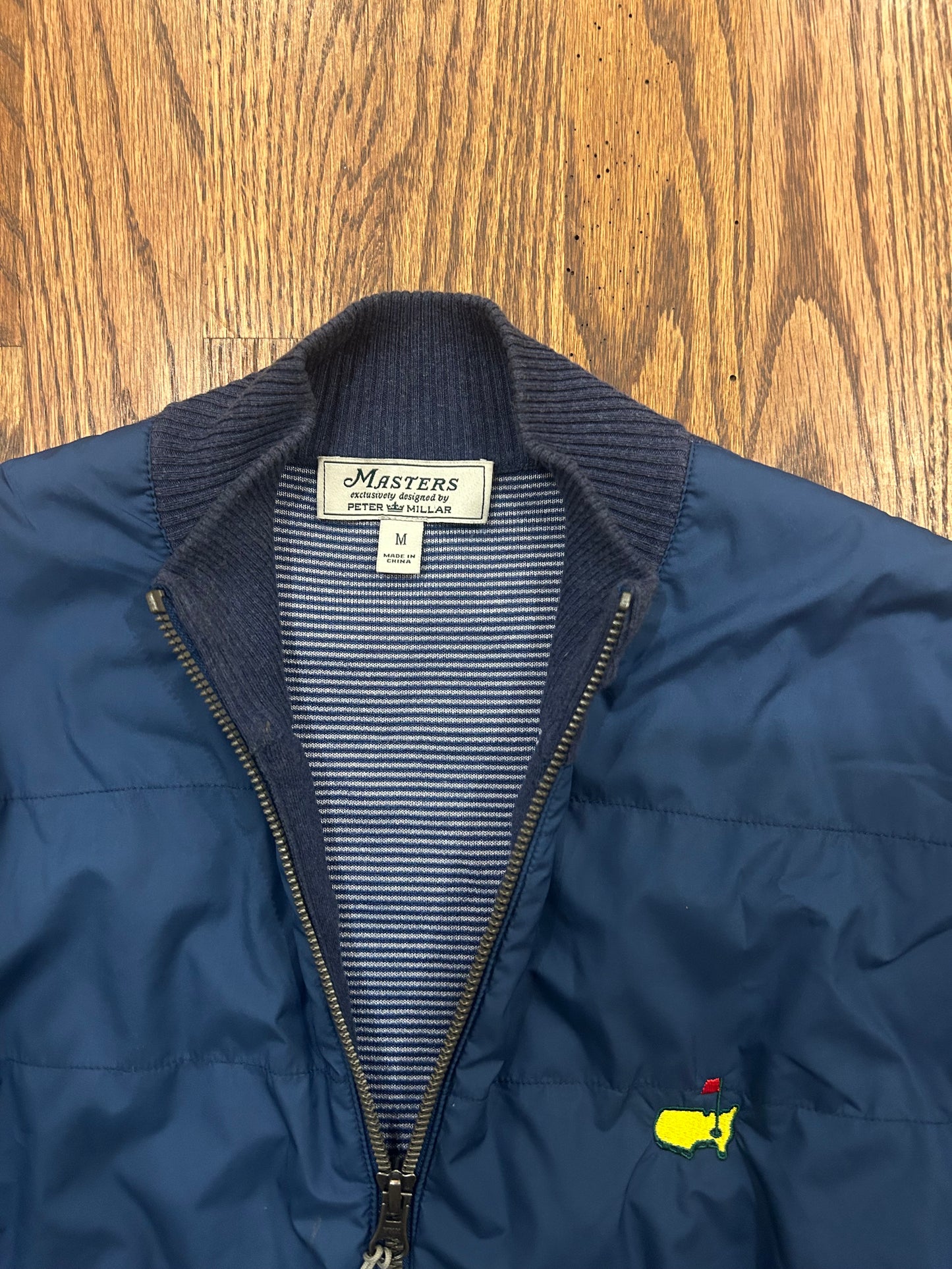 Men’s Medium Masters Peter Millar Full Zip Sweater