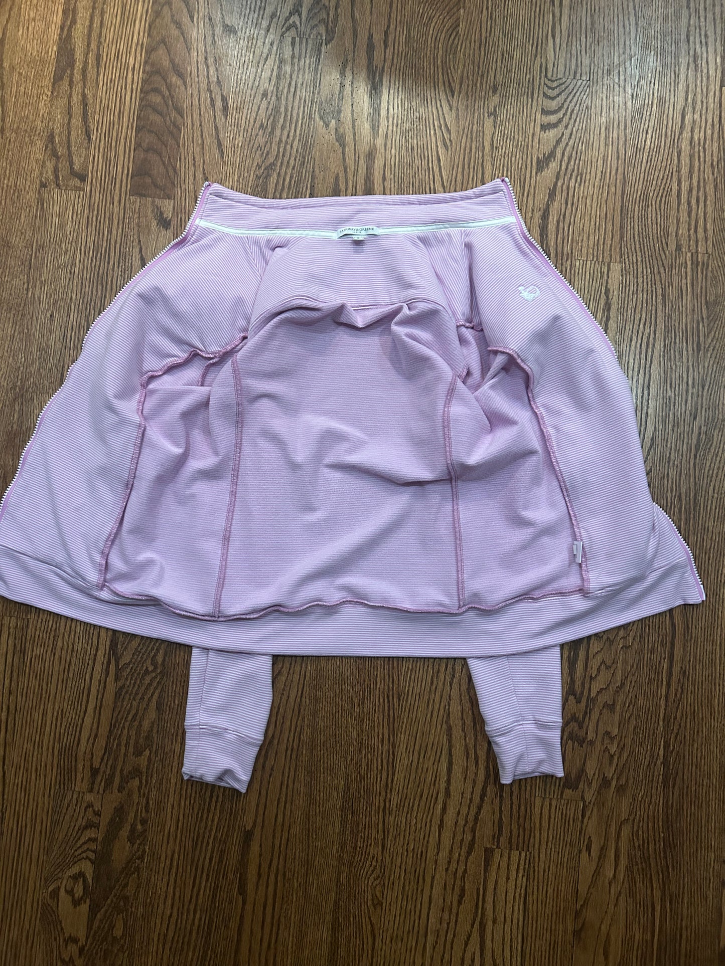 Women’s Medium Masters Fairway & Greene Pink Full Zip Jacket Golf