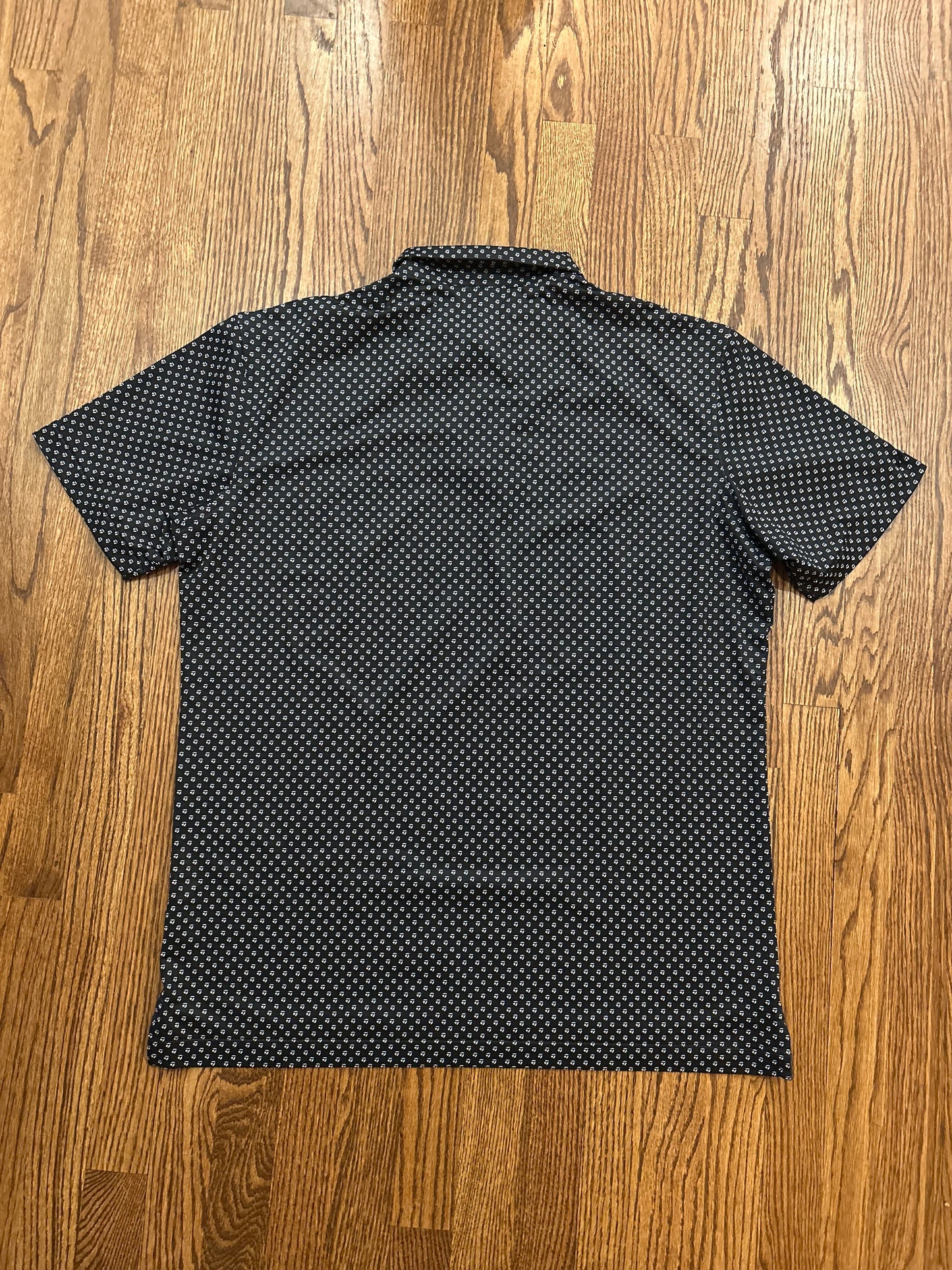 Men’s Large Black Peter Millar TaylorMade Performance Golf Polo