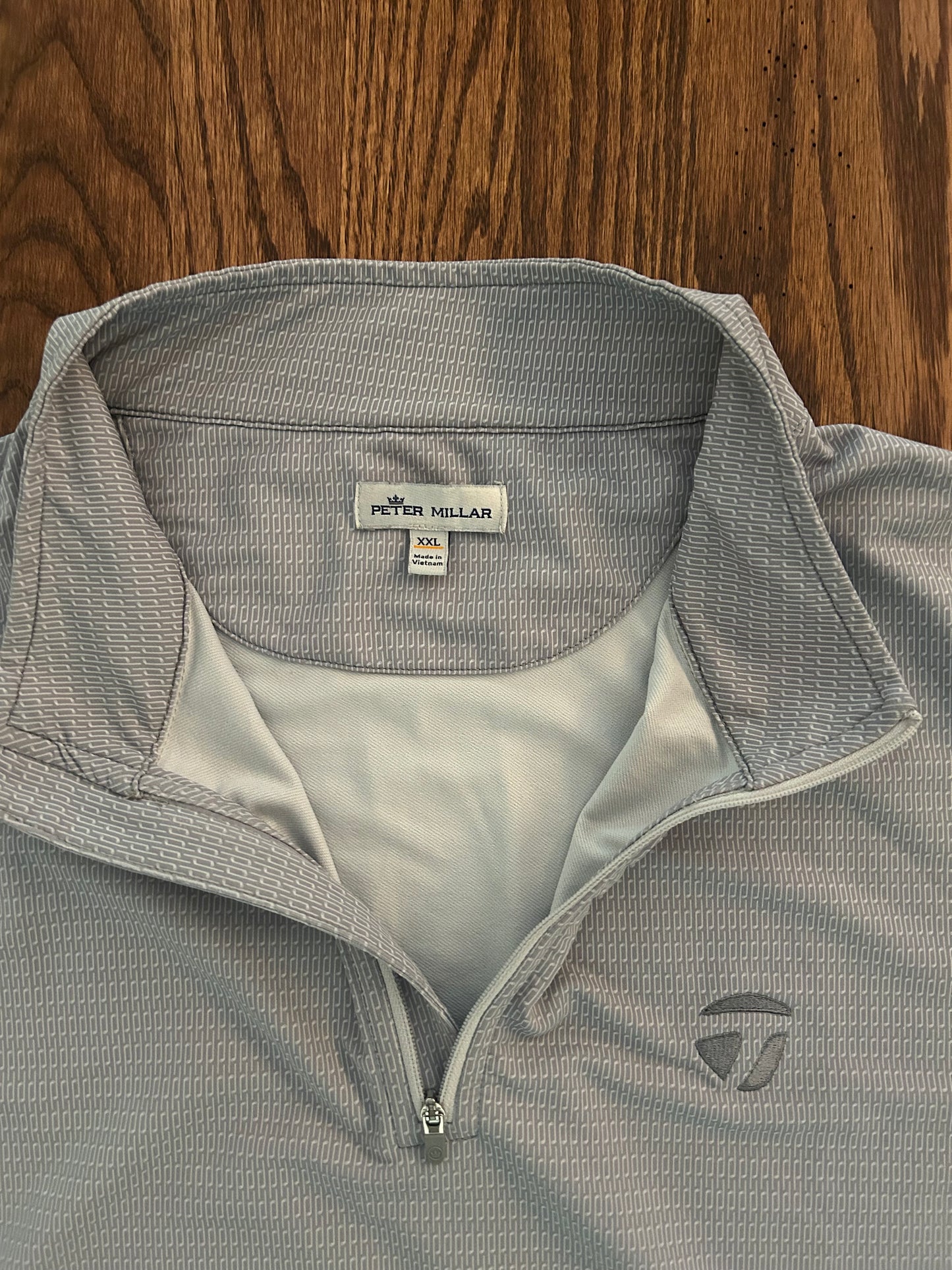 Mens 2XL Peter Millar TaylorMade Quarter Zip