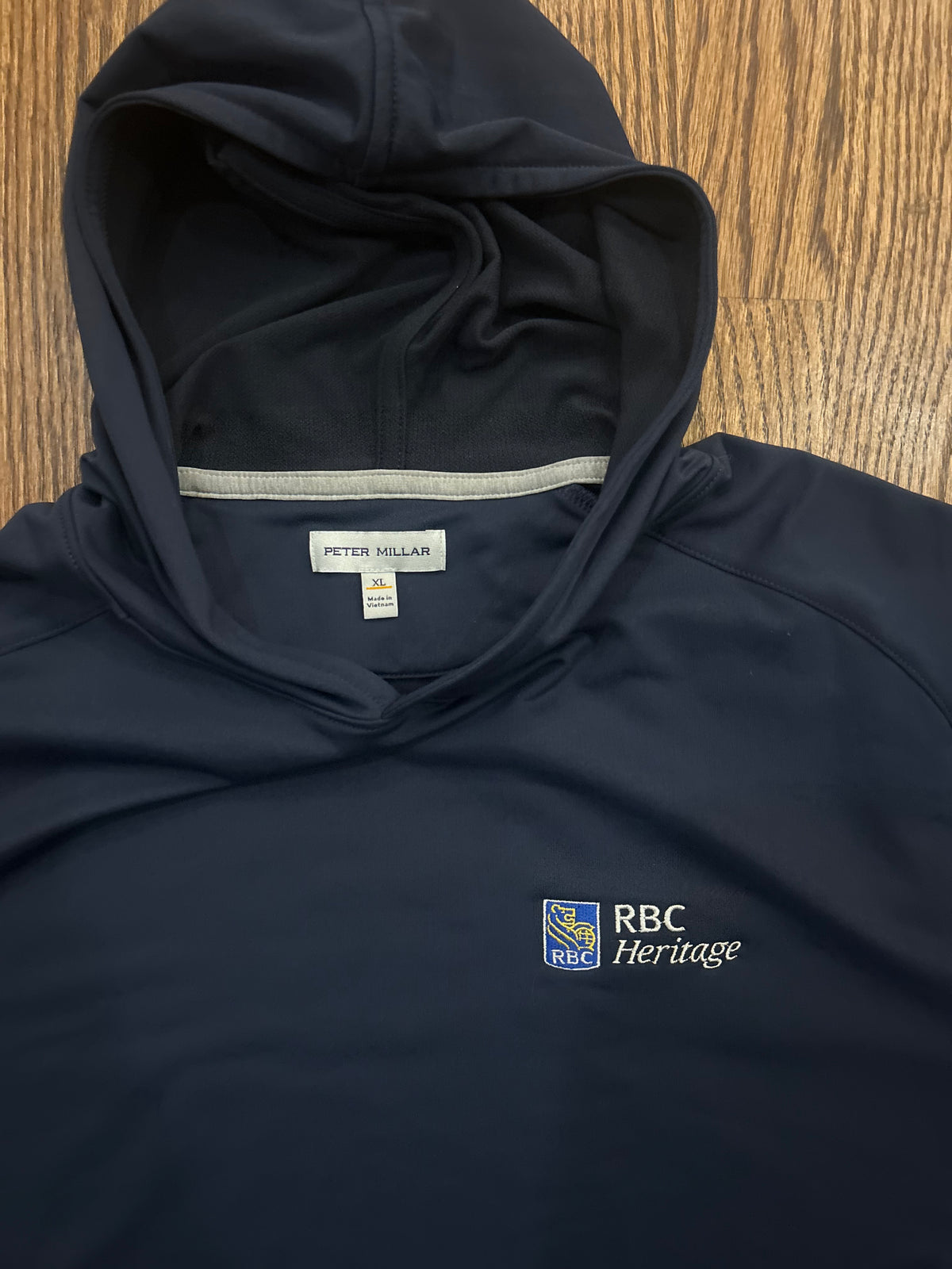 Men’s XL Peter Millar RBC Heritage Harbour Town Navy Golf Hoodie