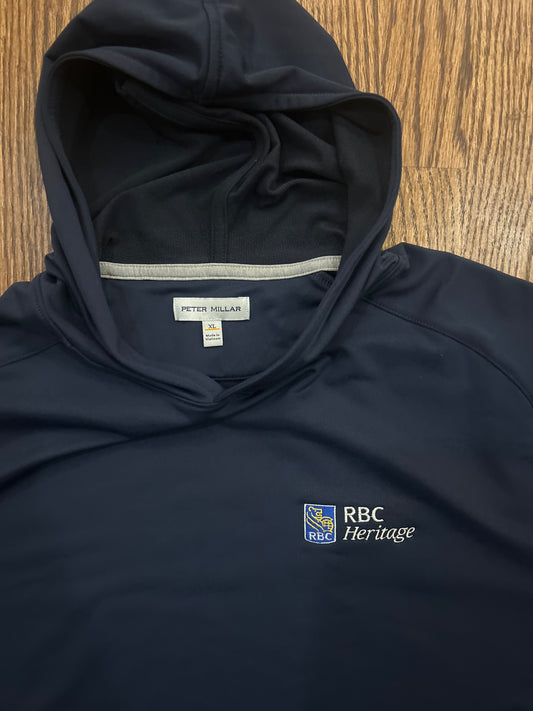 Men’s XL Peter Millar RBC Heritage Harbour Town Navy Golf Hoodie