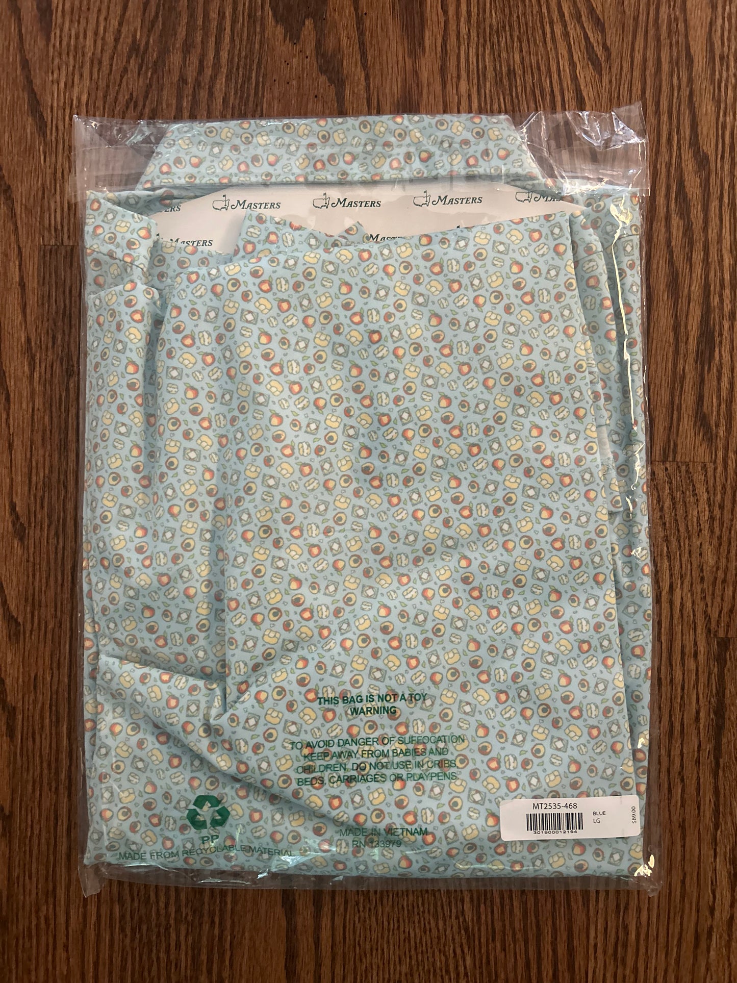 Men’s Large Masters Tech Peaches Graphic Polo