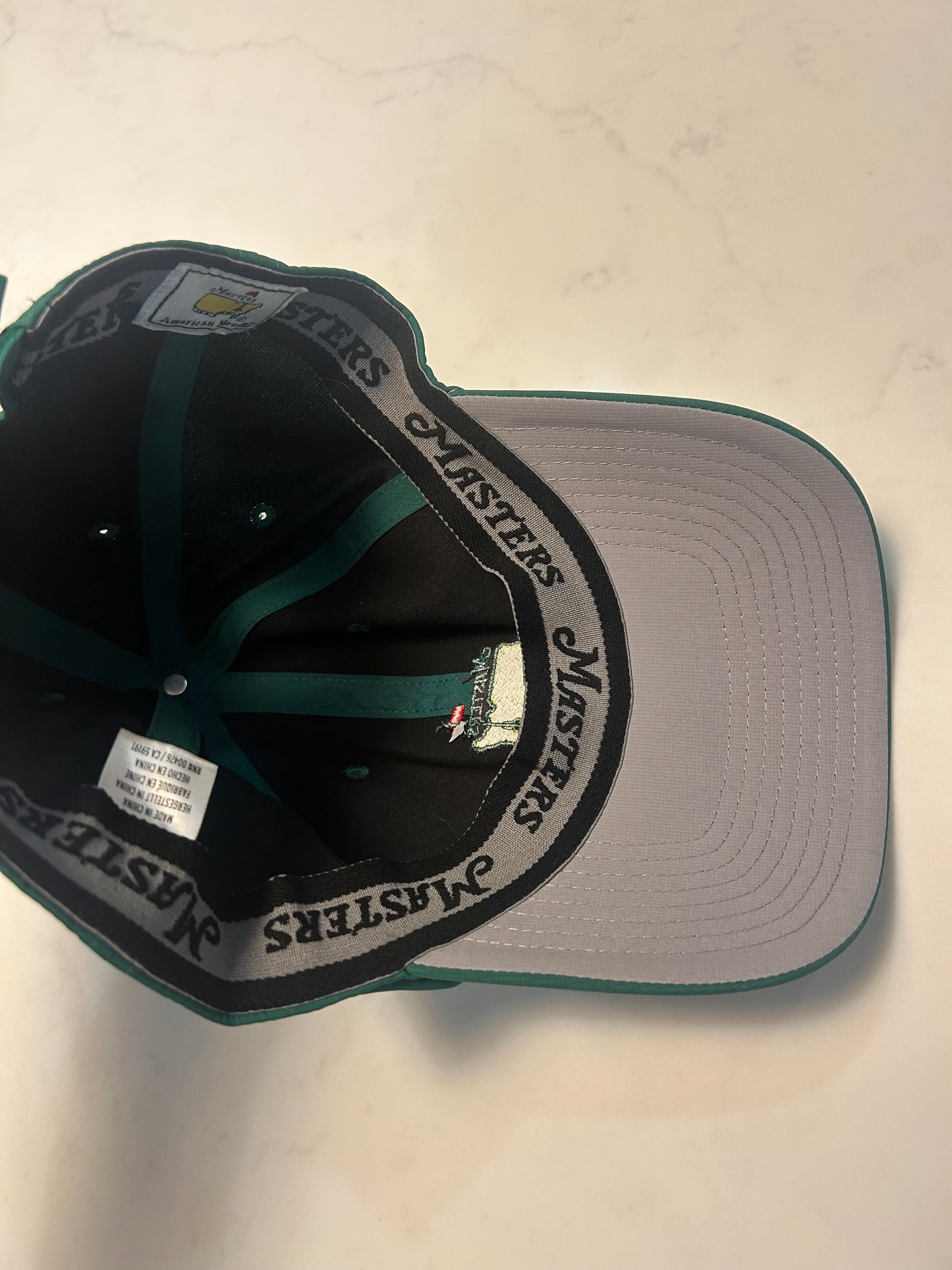 Men’s Green Masters Adjustable Hat Cap Augusta National Golf