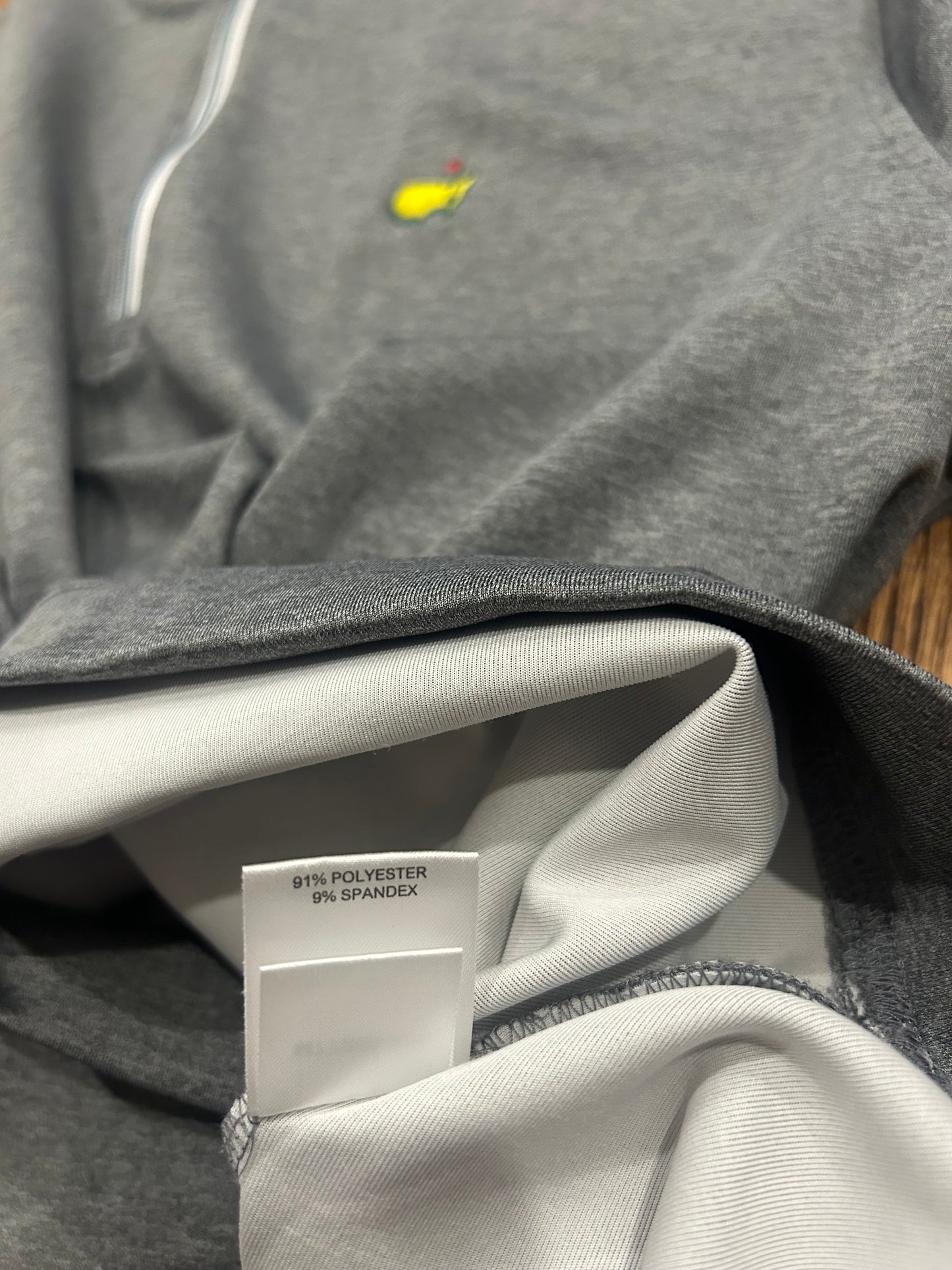 Men’s XL Masters Tech Gray Quarter Zip