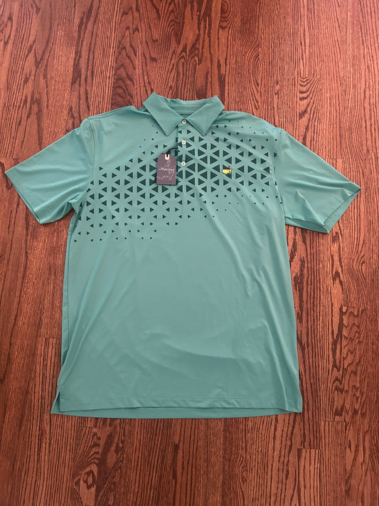 Men’s Large Green Masters Tech Polo