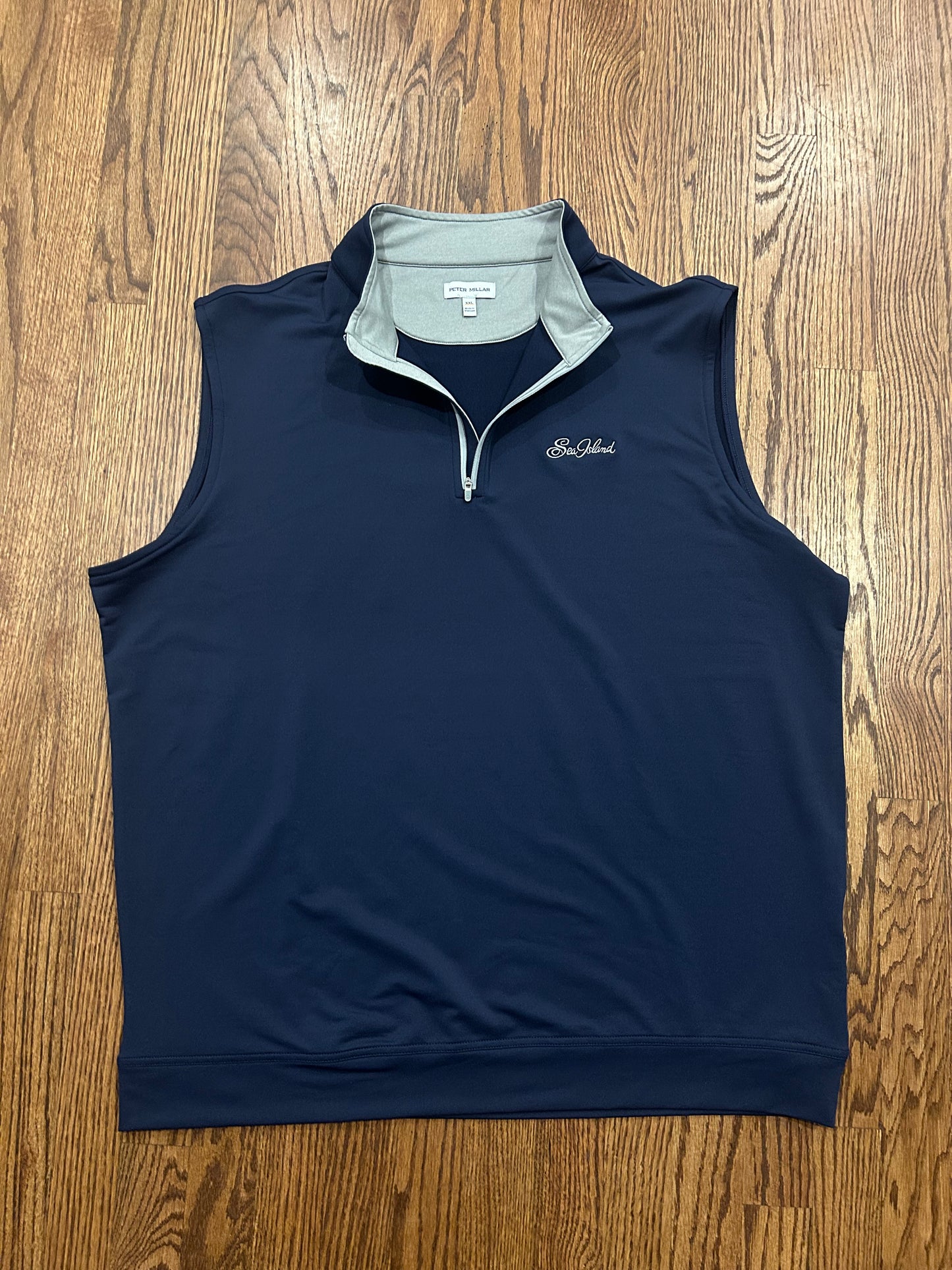 Men’s 2XL Peter Millar Sea Island Quarter Zip Vest