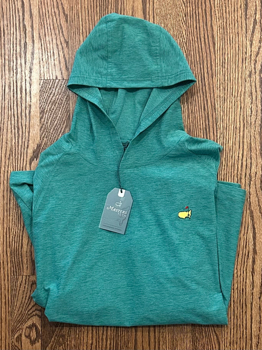 Men’s Medium Masters Tech Green  Performance Golf Hoodie Pullover