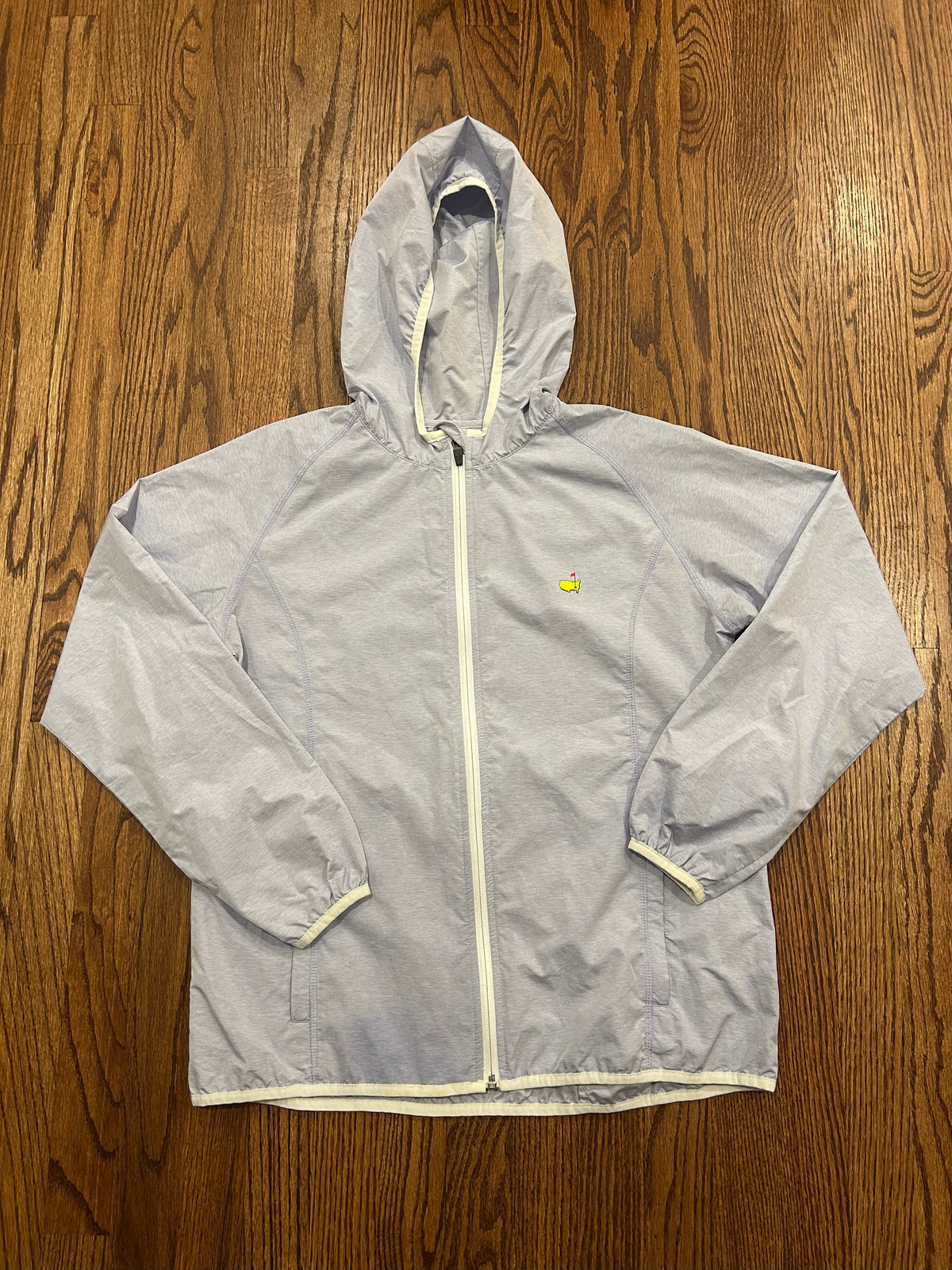 Women’s Medium Masters Magnolia Lane Lilac Full Zip Hooded Windbreaker
