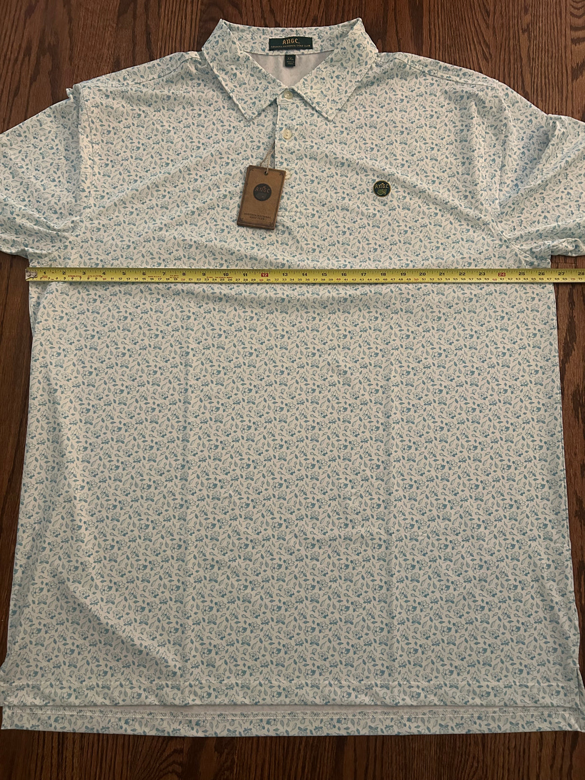 Men’s 2XL ANGC Augusta National Golf Club Floral Performance Polo