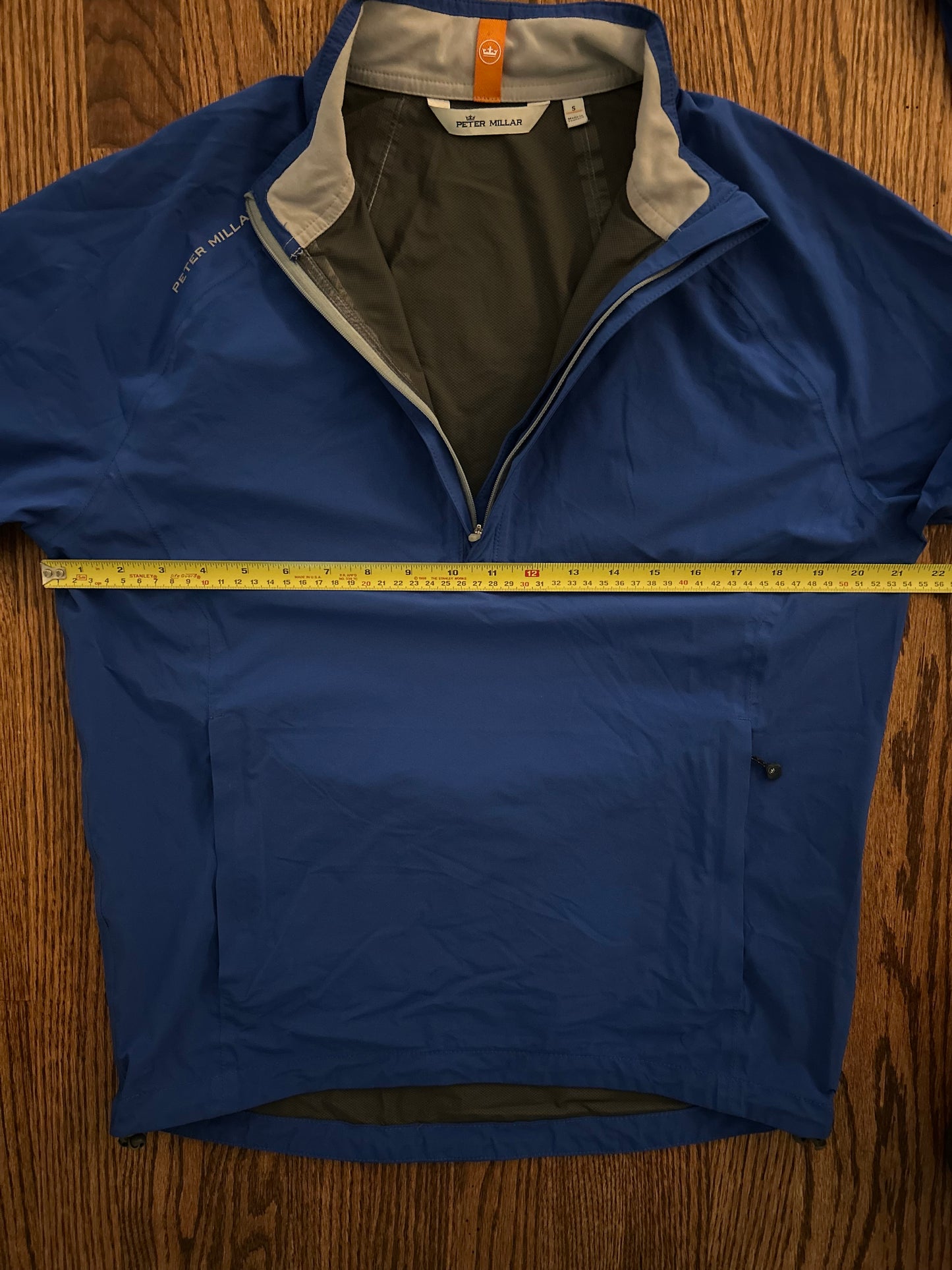 Men’s Small Peter Millar Sea Island Quarter Zip Rain Jacket