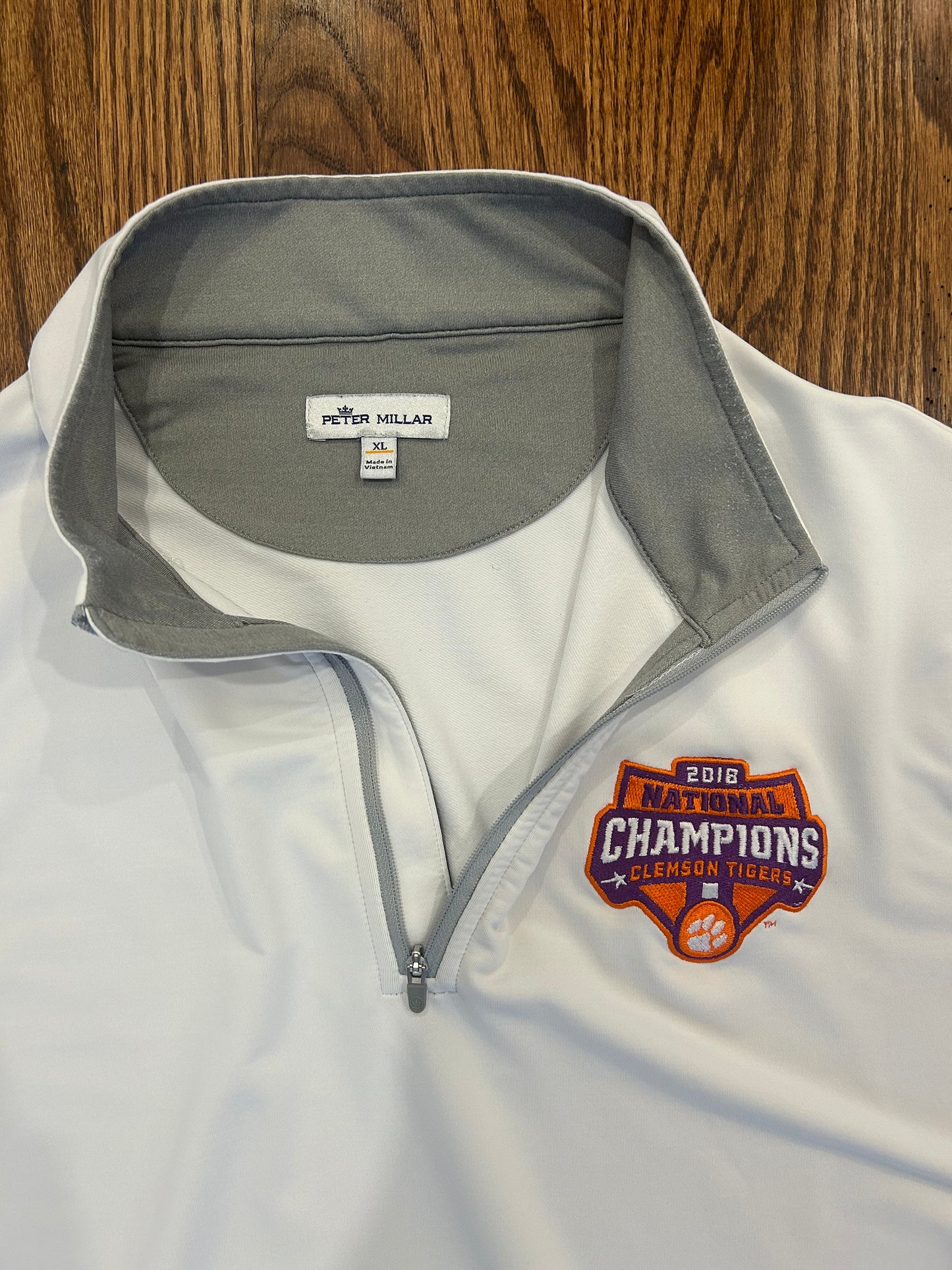 Men’s XL Peter Millar Clemson Tigers Quarter Zip
