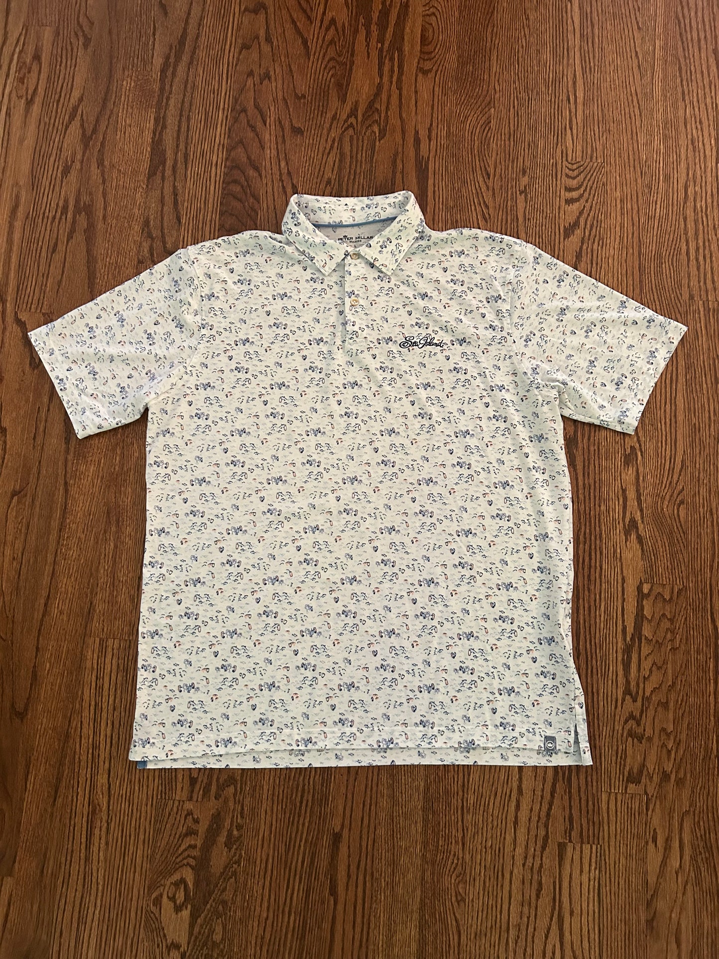 Large Peter Millar Sea Island Graphic Polo