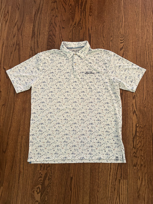 Large Peter Millar Sea Island Graphic Polo