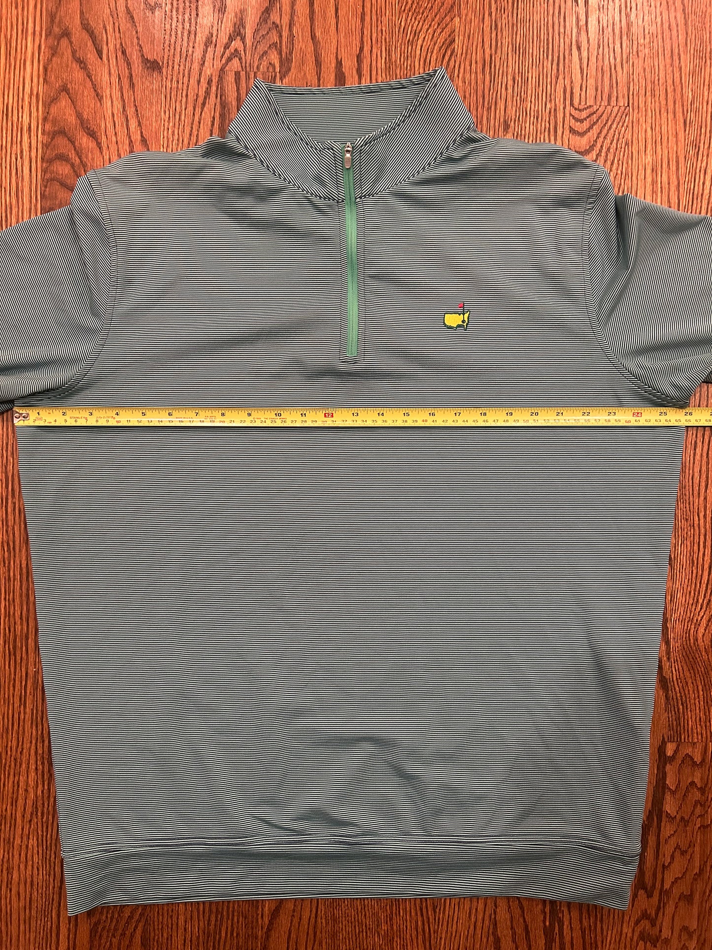 Men’s XL Green Masters Peter Millar Performance Golf Quarter Zip