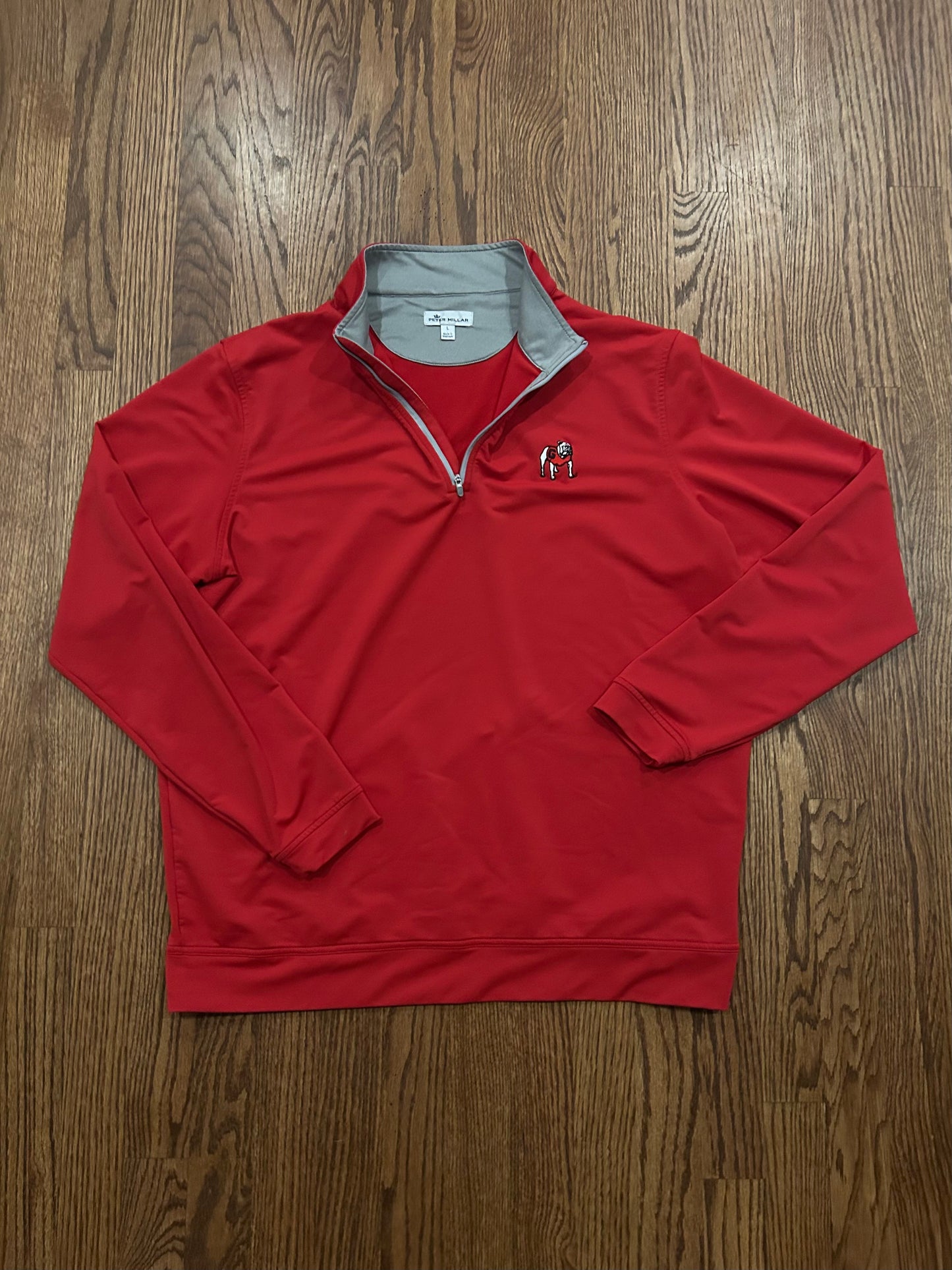 Men’s Large Peter Millar Georgia Bulldogs Quarter Zip