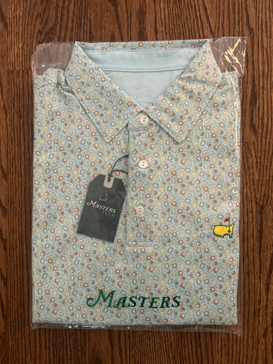 Men’s Large Masters Tech Peaches Graphic Polo