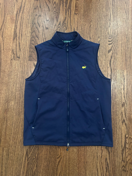 Men’s Medium Masters Peter Millar Navy Blue Full Zip Vest