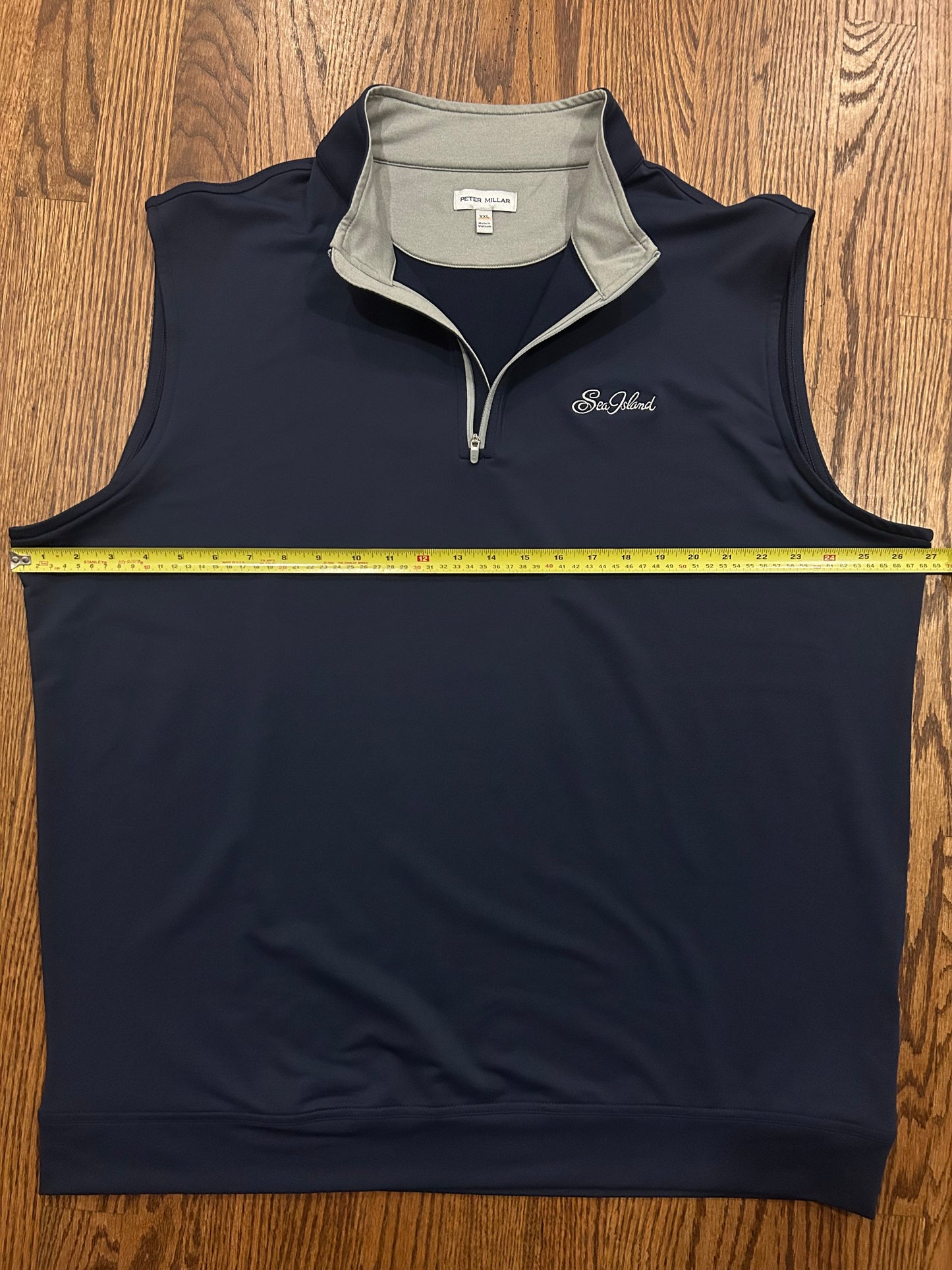 Men’s 2XL Peter Millar Sea Island Quarter Zip Vest