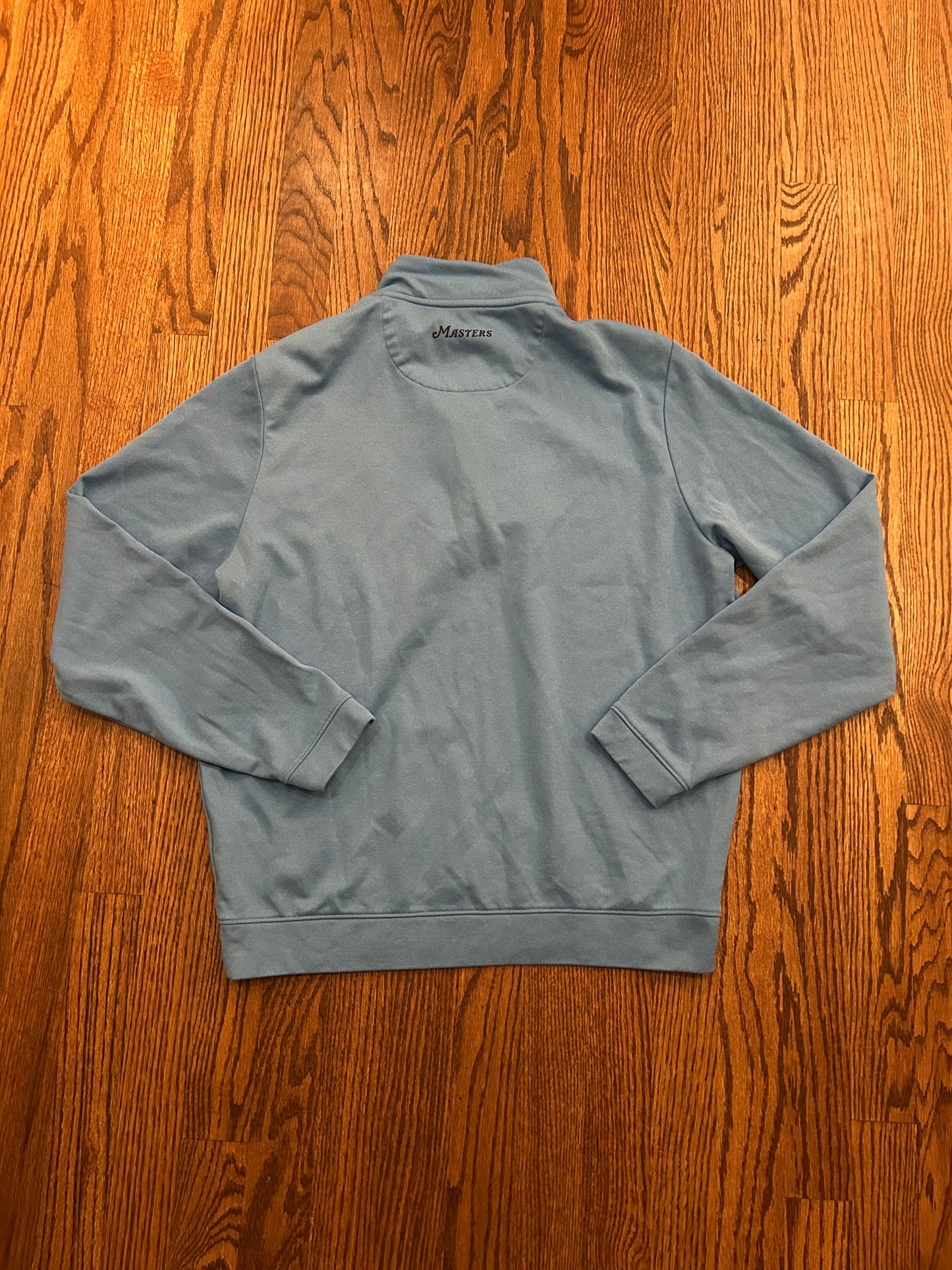 Men’s Small Masters Tech Quarter Zip Light Blue