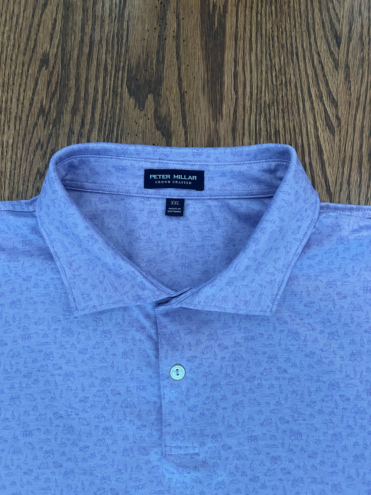 Men’s 2XL Peter Millar Crown Crafted Performance Golf Polo