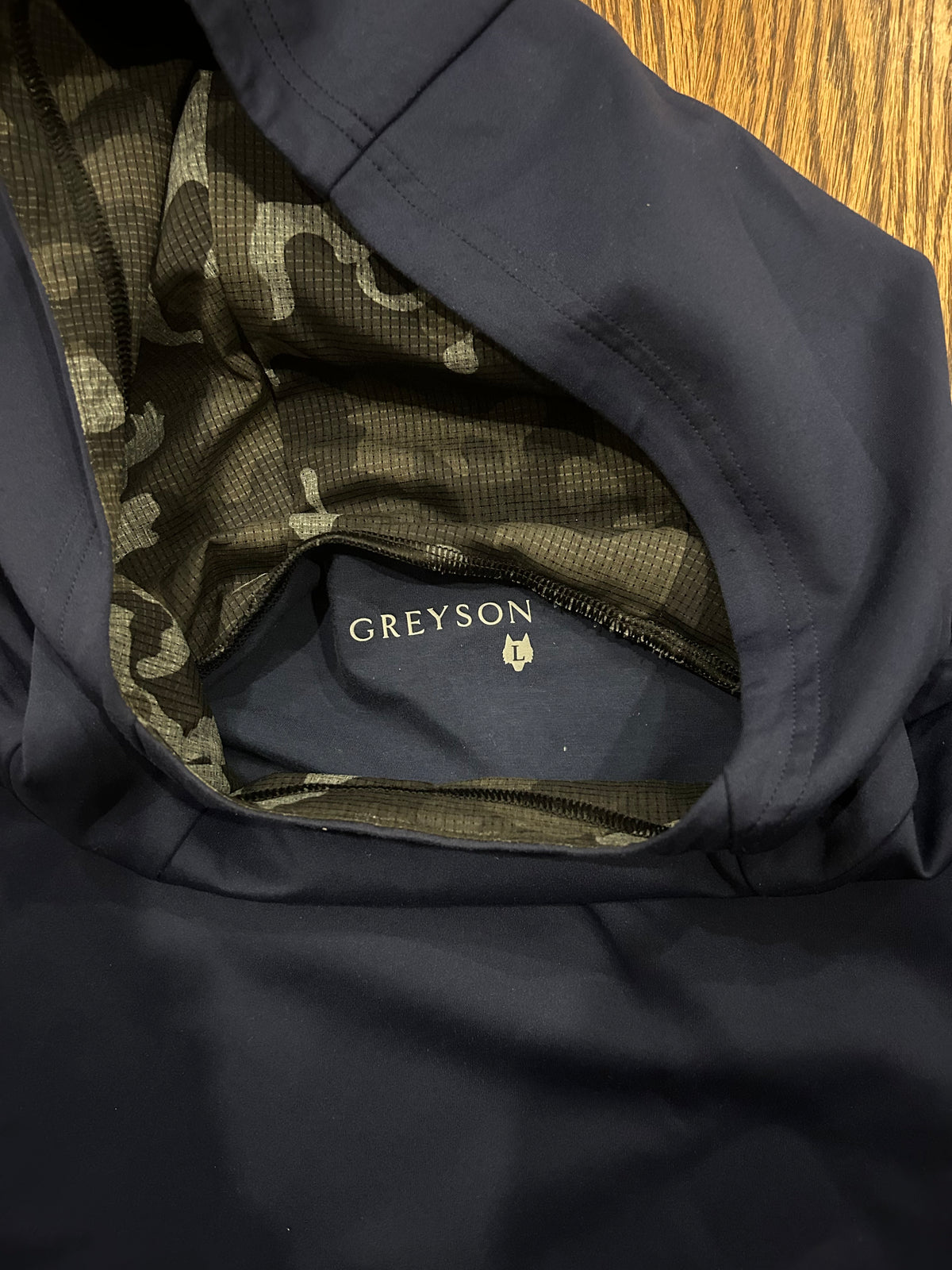Men’s Large Greyson TaylorMade Golf Blue Hoodie Sweatshirt Pullover