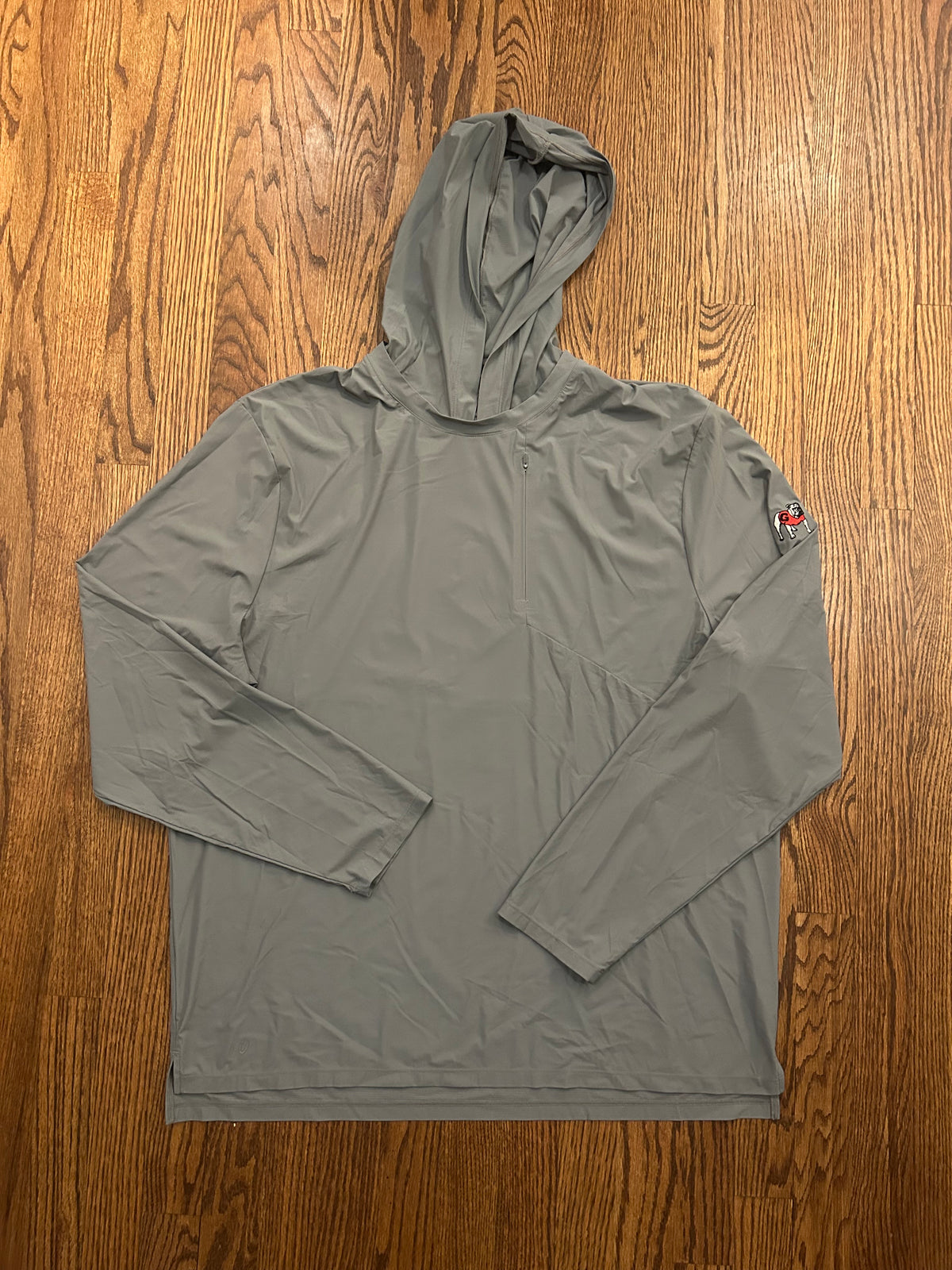 Men’s XL Johnnie-O UGA Georgia Bulldogs Lightweight Gray Hoodie