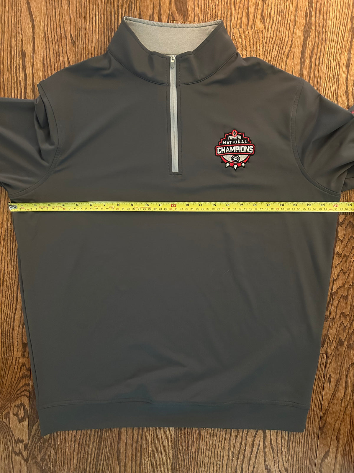 Men’s Large Peter Millar Georgia Bulldogs Sea Island Quarter Zip Pullover
