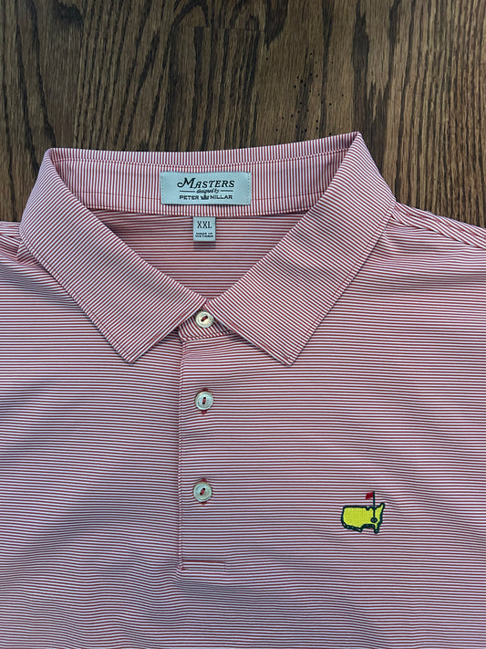 Men’s 2XL Masters Peter Millar Pink Polo