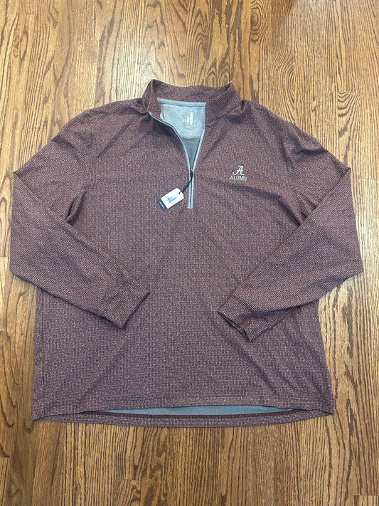 Men’s 2XL Johnnie-O Alabama Crimson Tide Alumni Quarter Zip