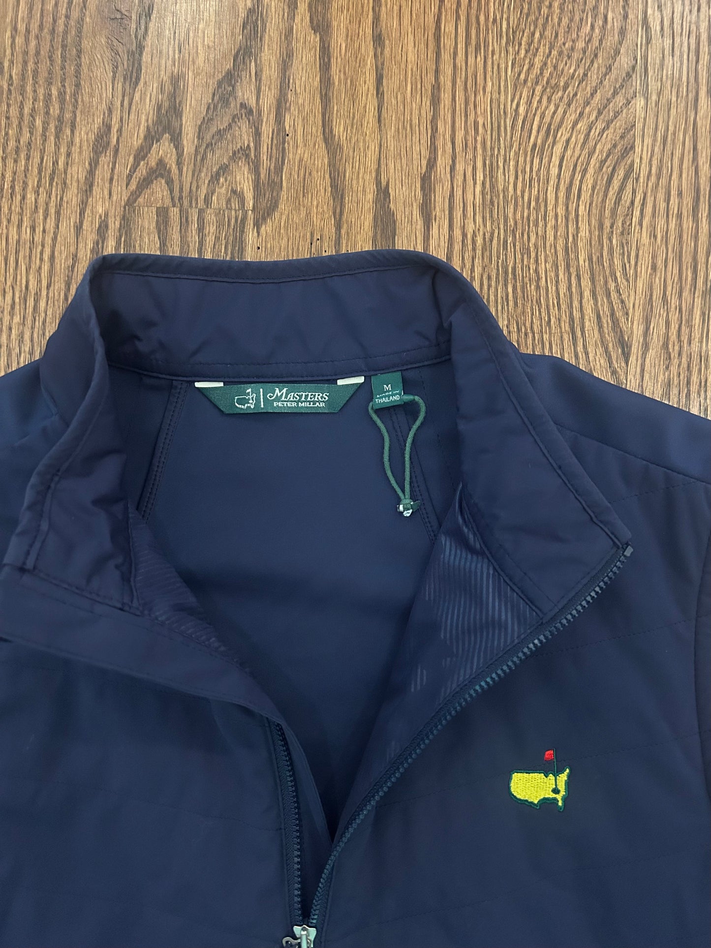 Men’s Medium Masters Peter Millar Navy Blue Full Zip Vest