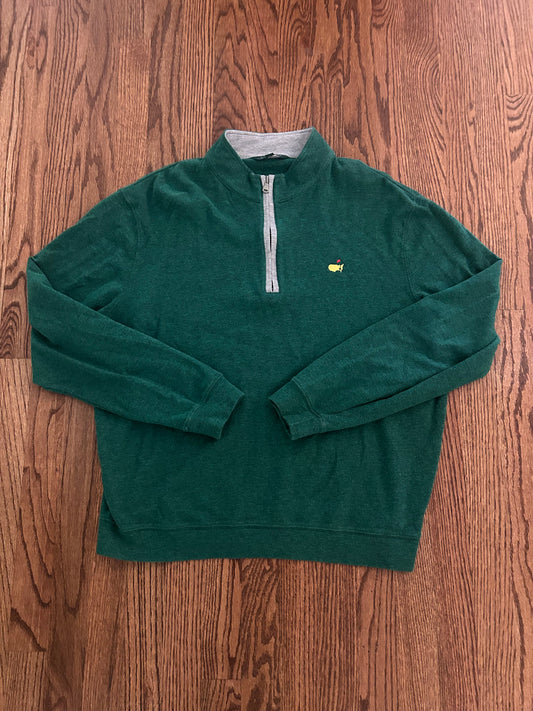 Men’s XL Masters Collection Green Quarter Zip