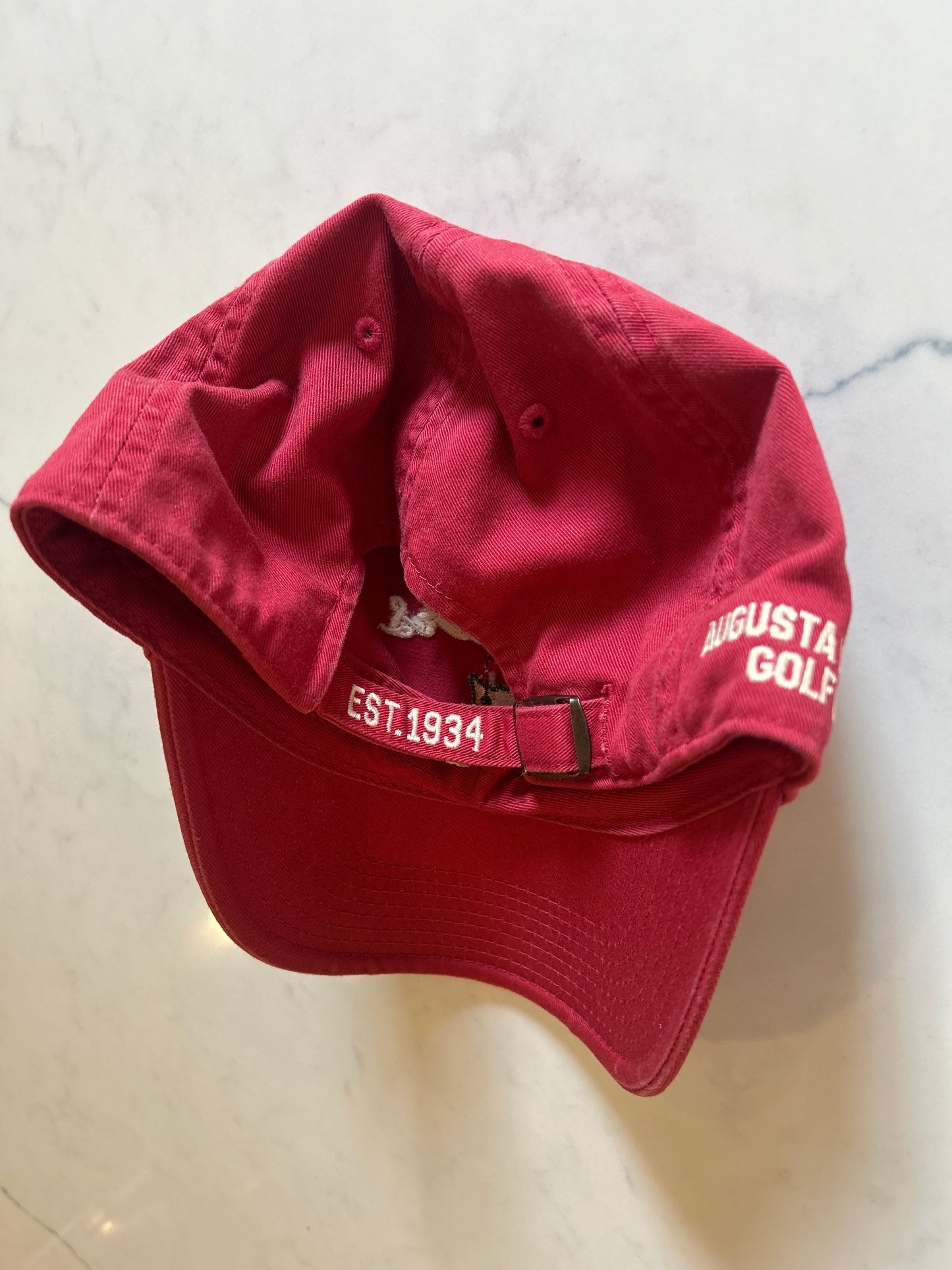 Ladies Red Masters 1934 Augusta National Golf Club Hat Cap