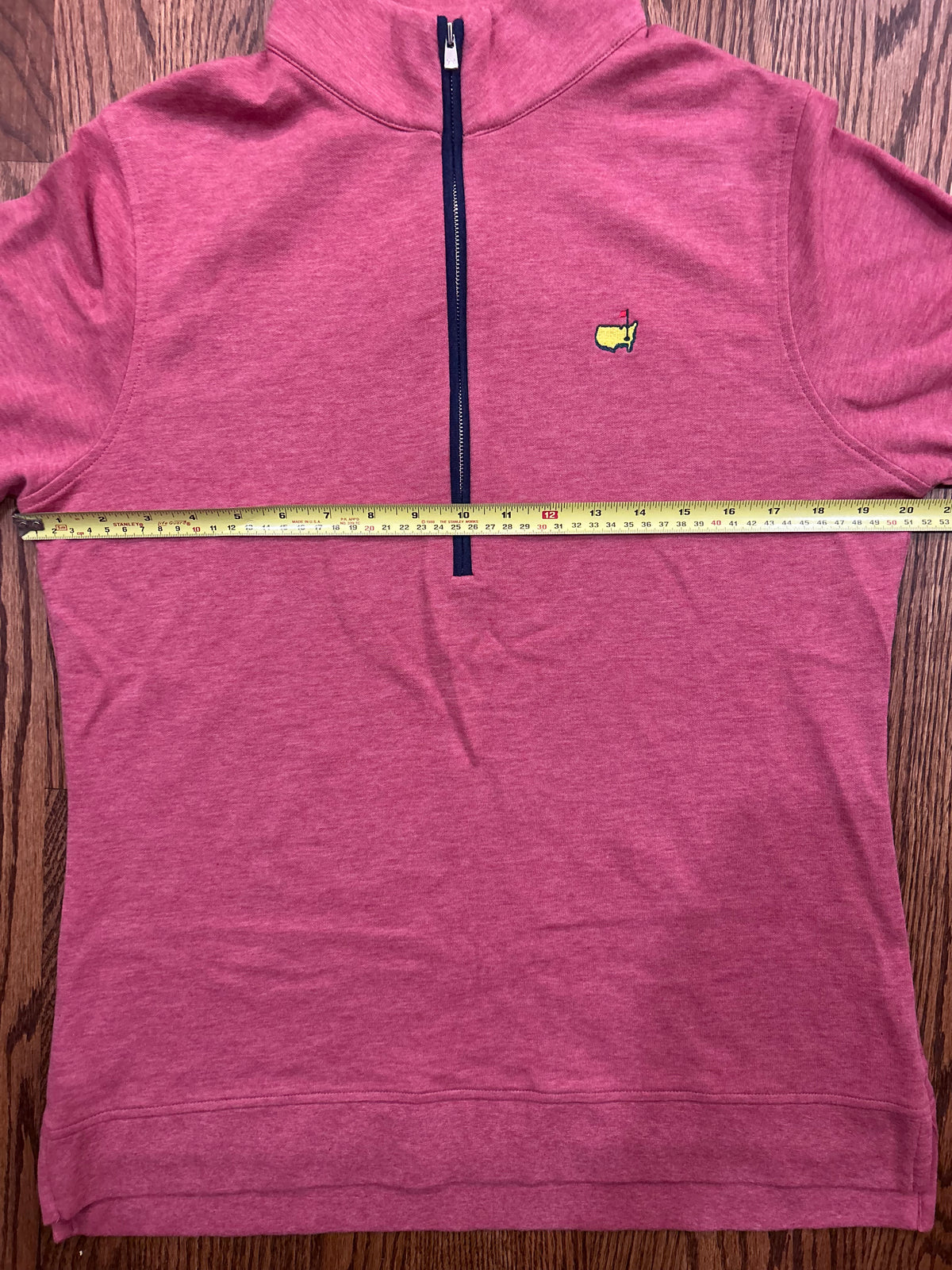 Women’s Large Masters Peter Millar Half Zip Golf Pullover Red