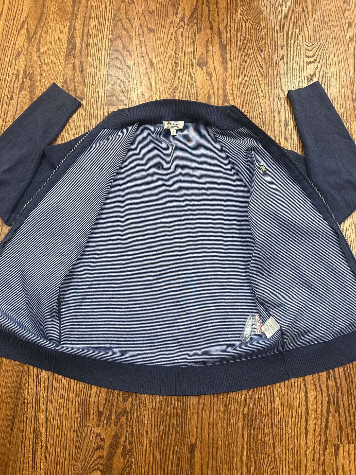 Men’s Medium Masters Peter Millar Full Zip Sweater