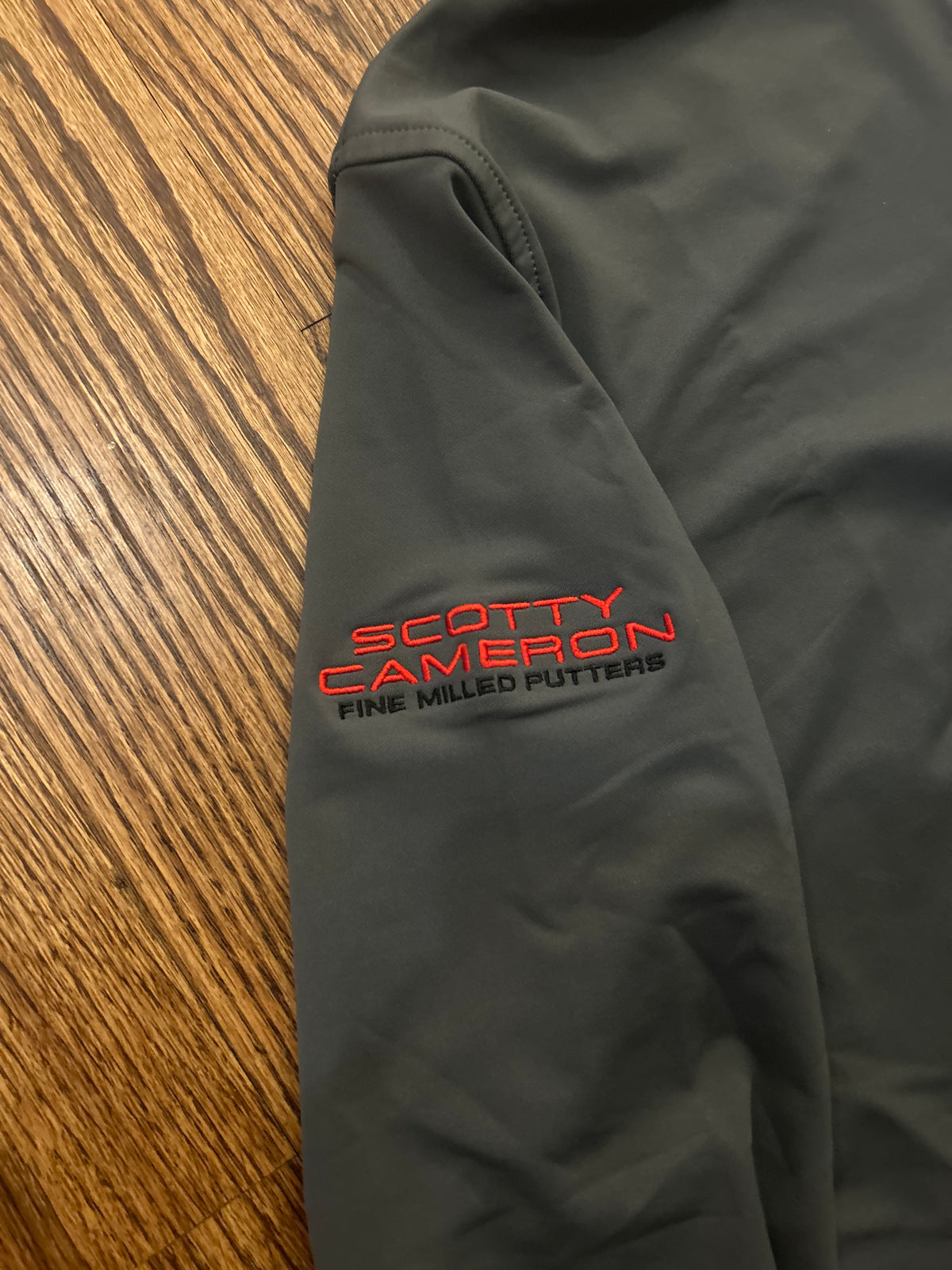 Men’s Small Peter Millar Scotty Cameron Gray Quarter Zip Pullover