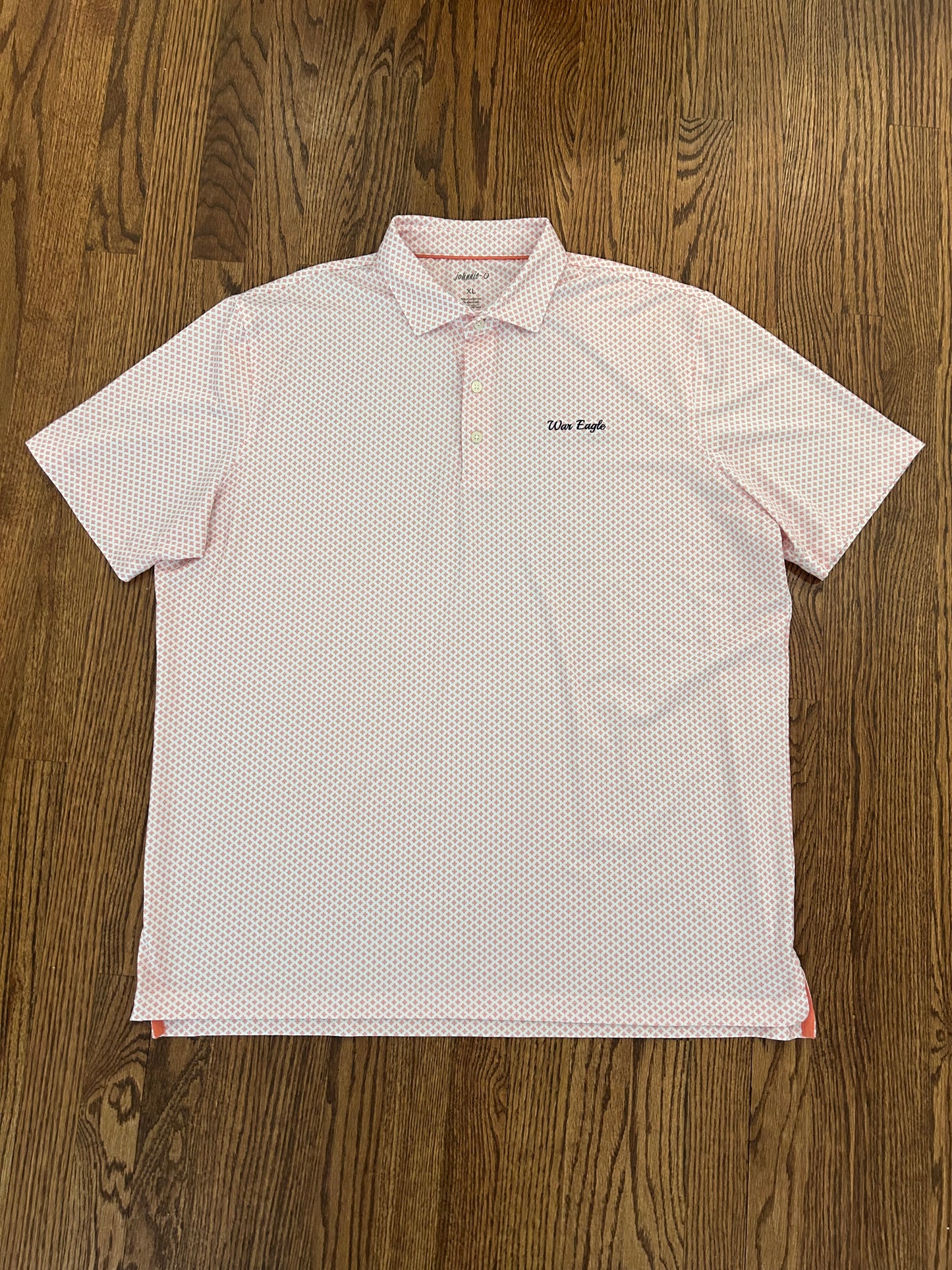 Men’s XL Johnnie O War Eagle Auburn Tigers Performance Golf Polo