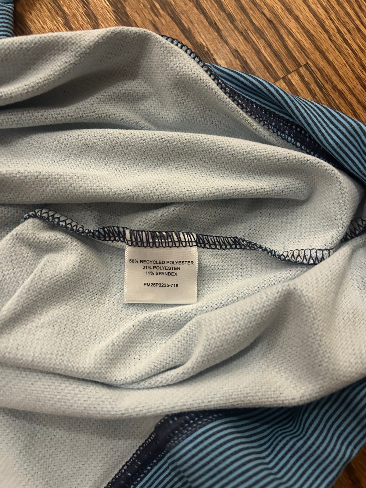 Masters Peter Millar Hoodie XL Blue Striped Pullover Augusta National Golf