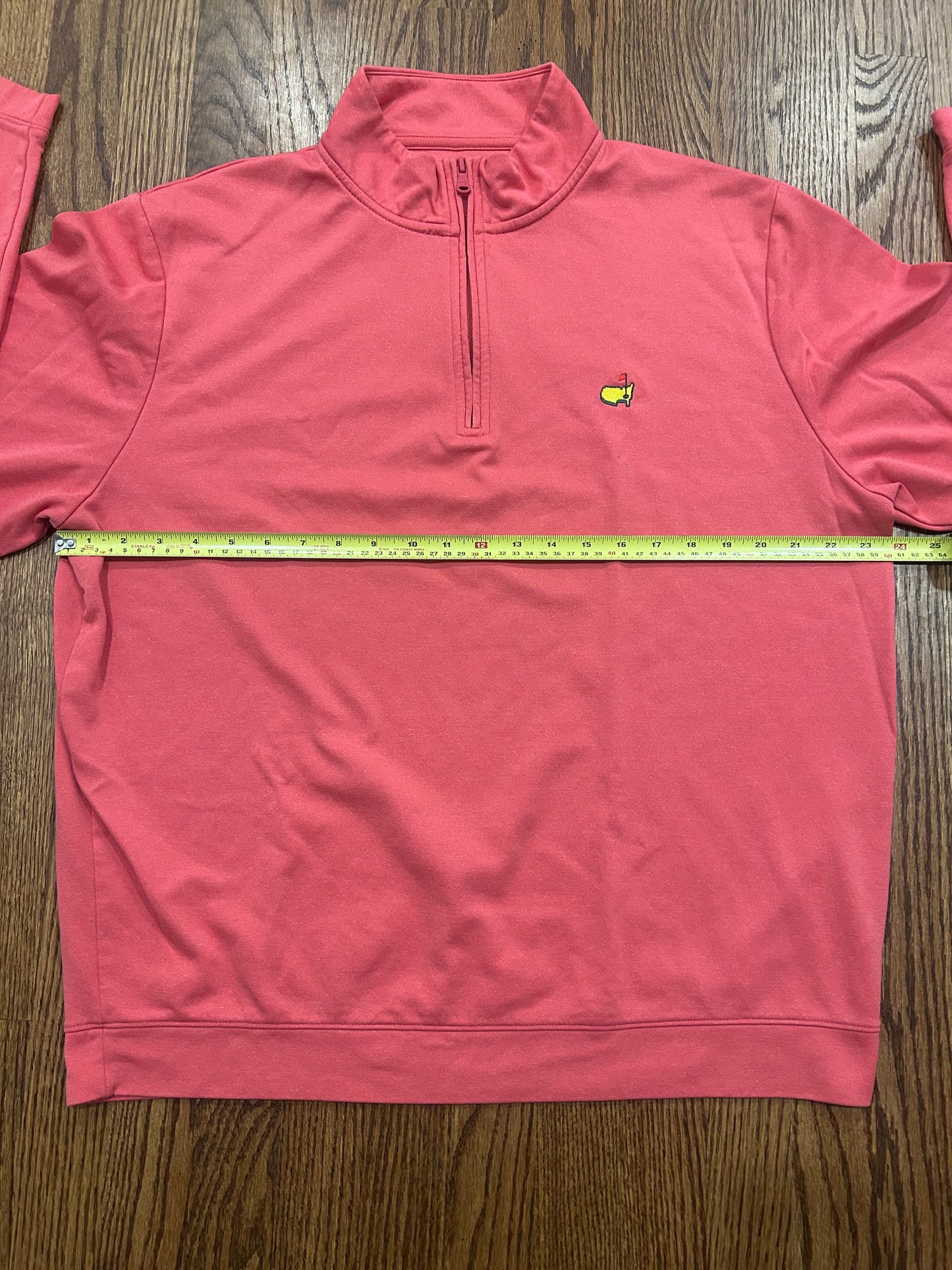 Men’s XL Masters Tech Coral Quarter Zip