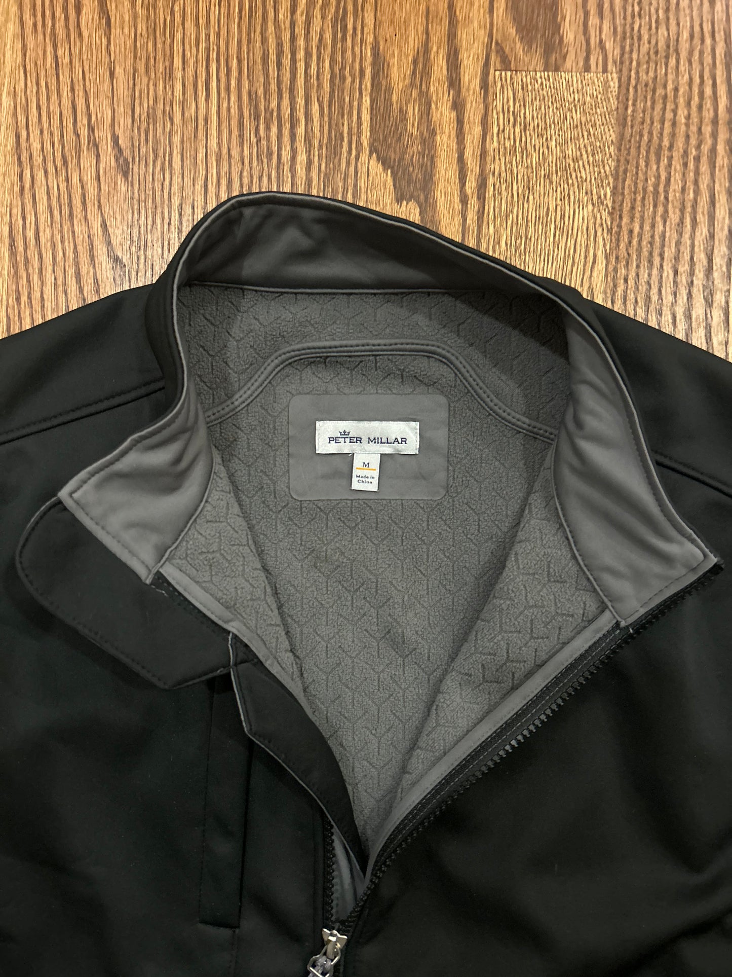 Men’s Medium Peter Millar Full Zip Fleece Jacket