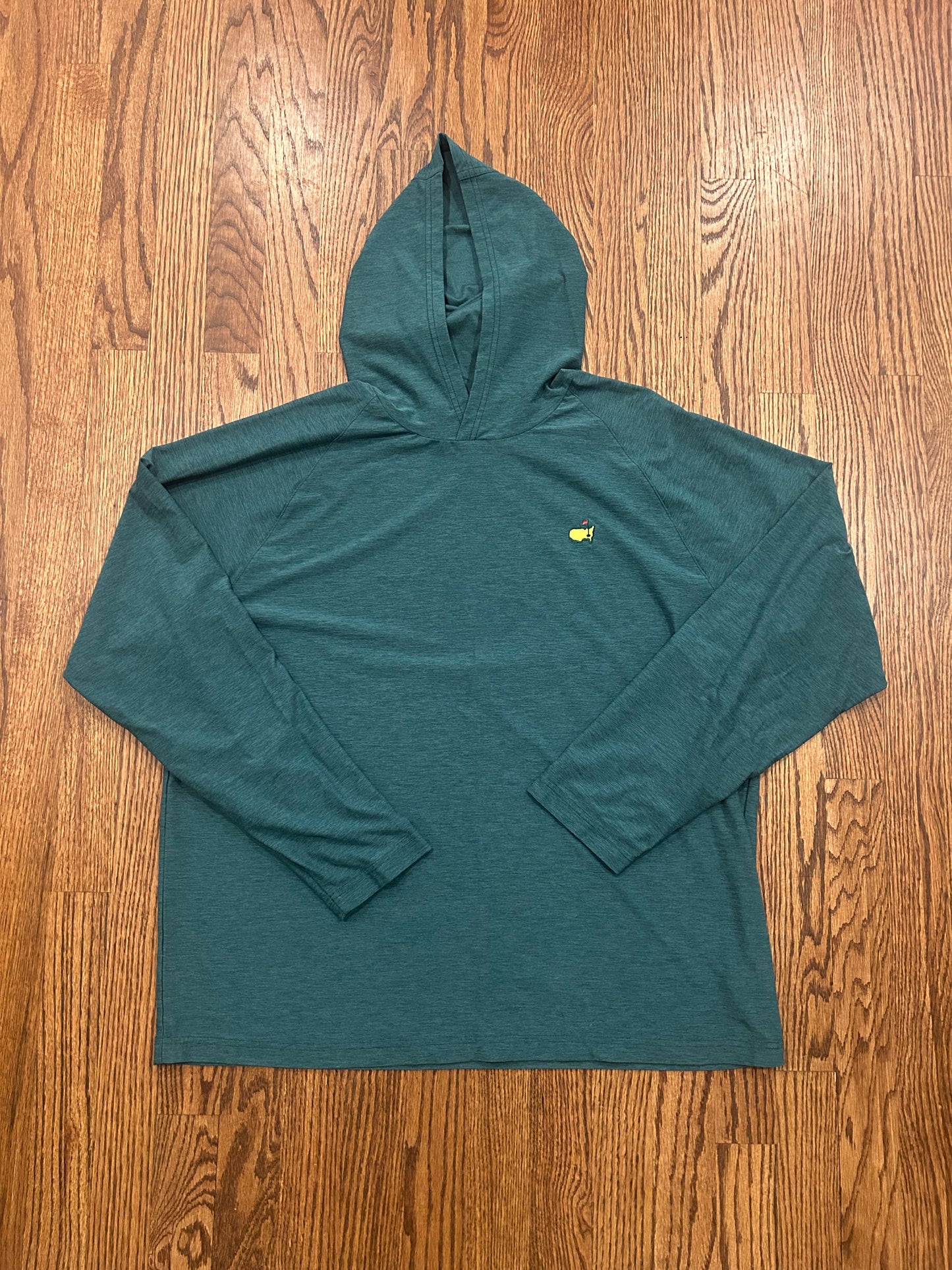 Men’s Large Masters Tech Green Pine Performance Golf Hoodie Augusta National
