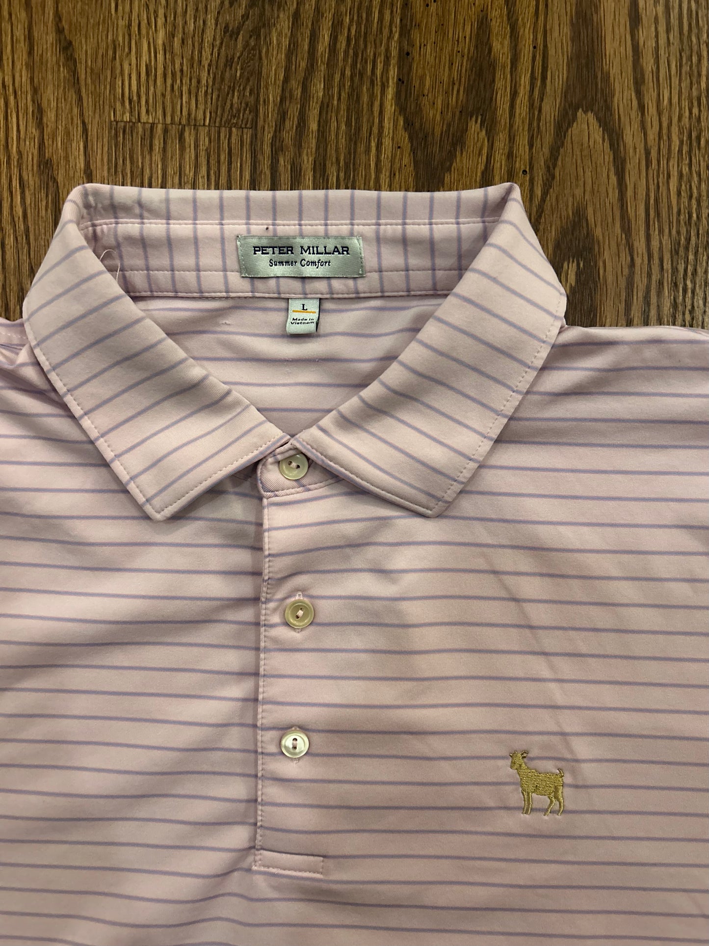 Men’s Large Peter Millar TPC Golden Goat Polo