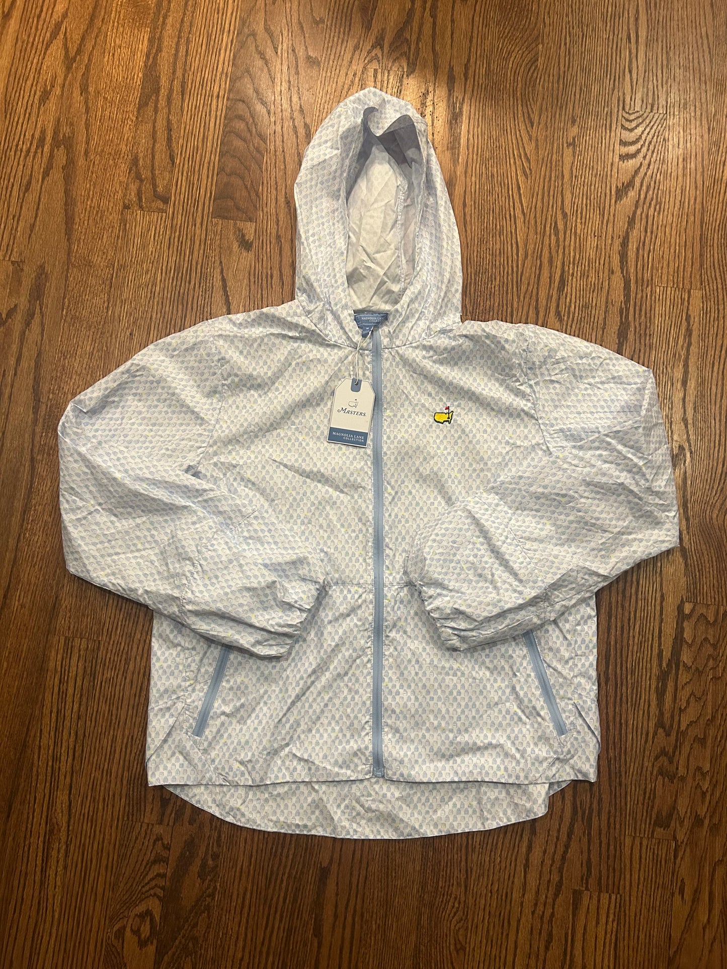 Women’s Medium Masters Magnolia Lane Full Zip Rain Jacket